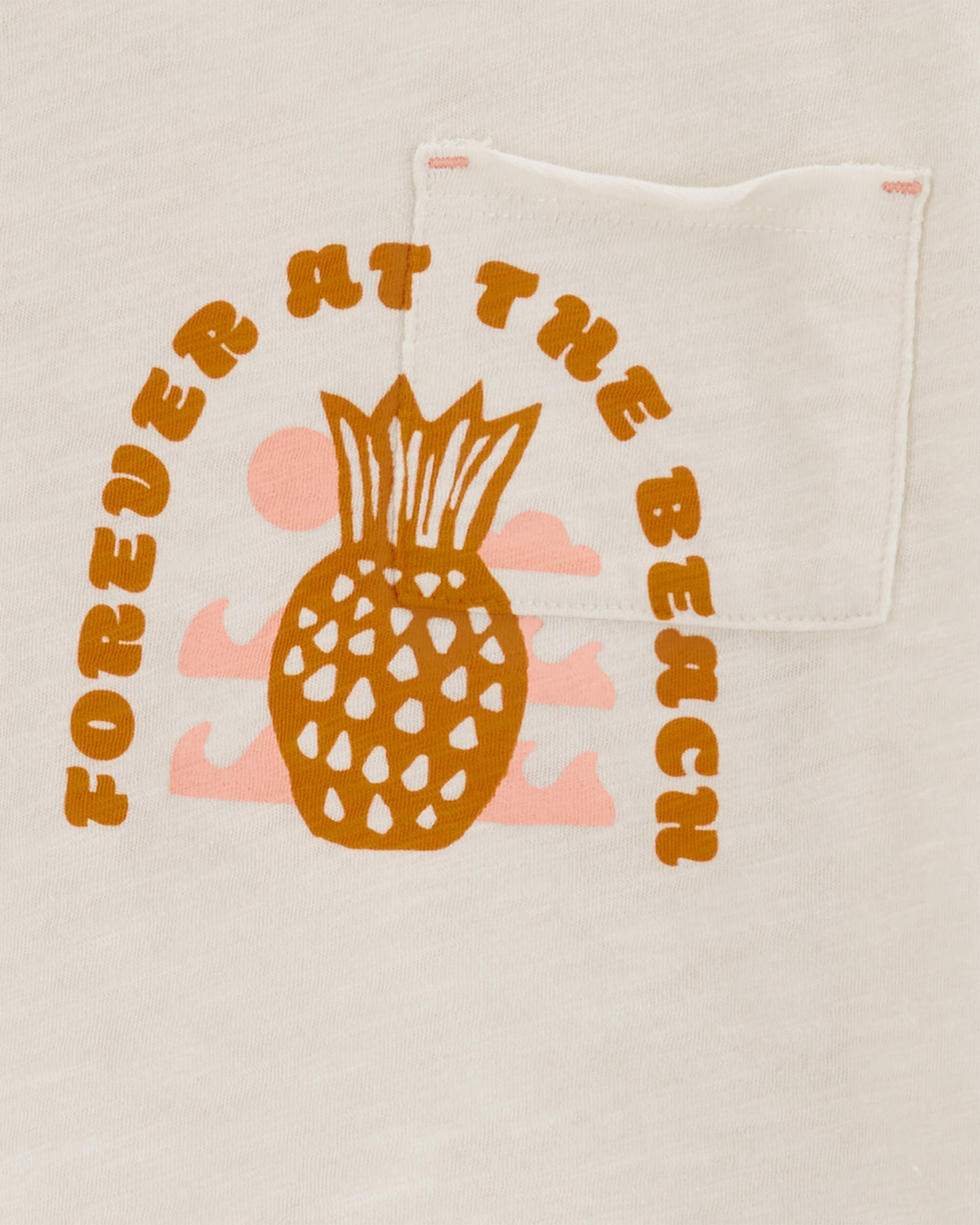 Kid Pineapple Pocket Tee