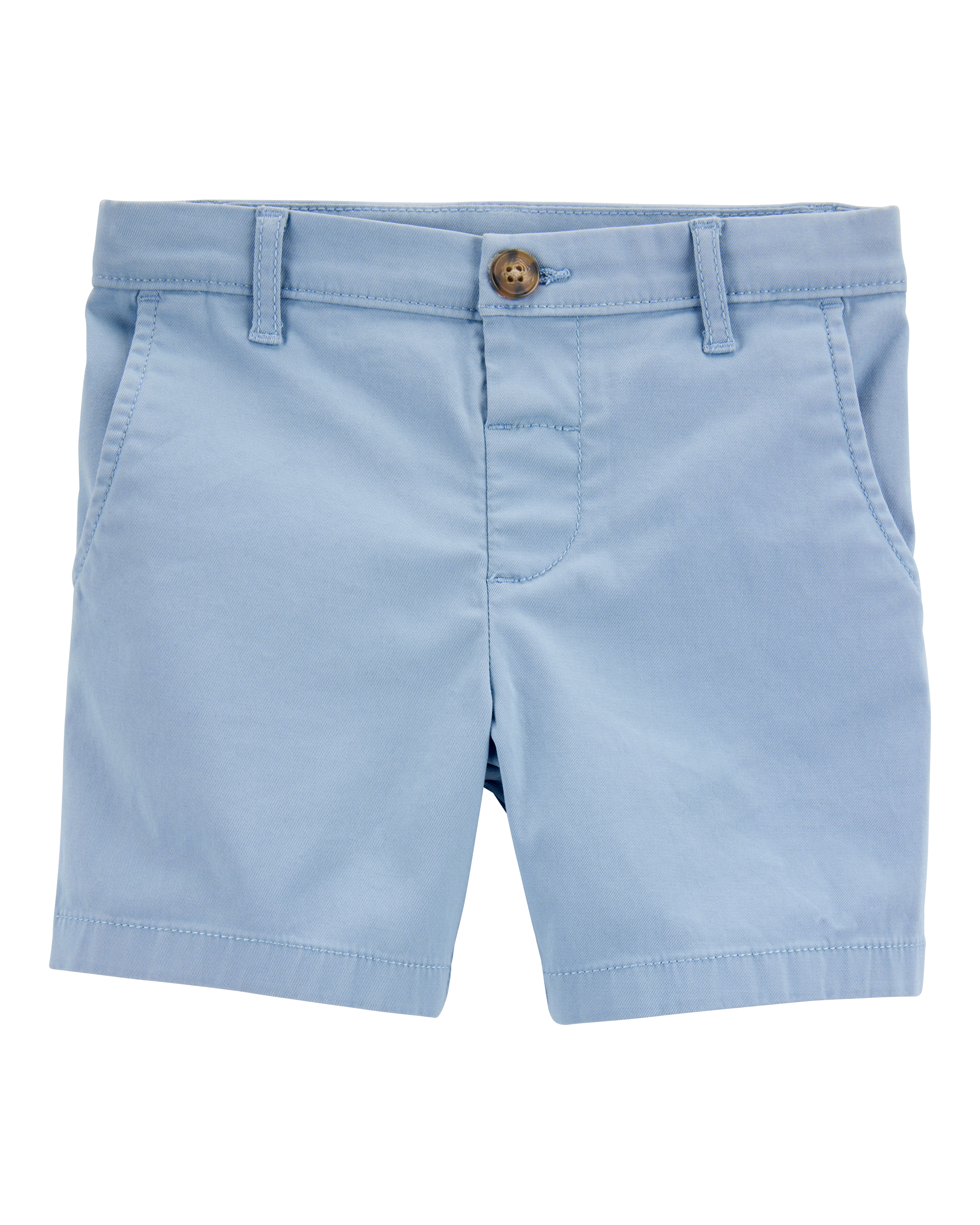 Toddler Stretch Chino Shorts - Blue