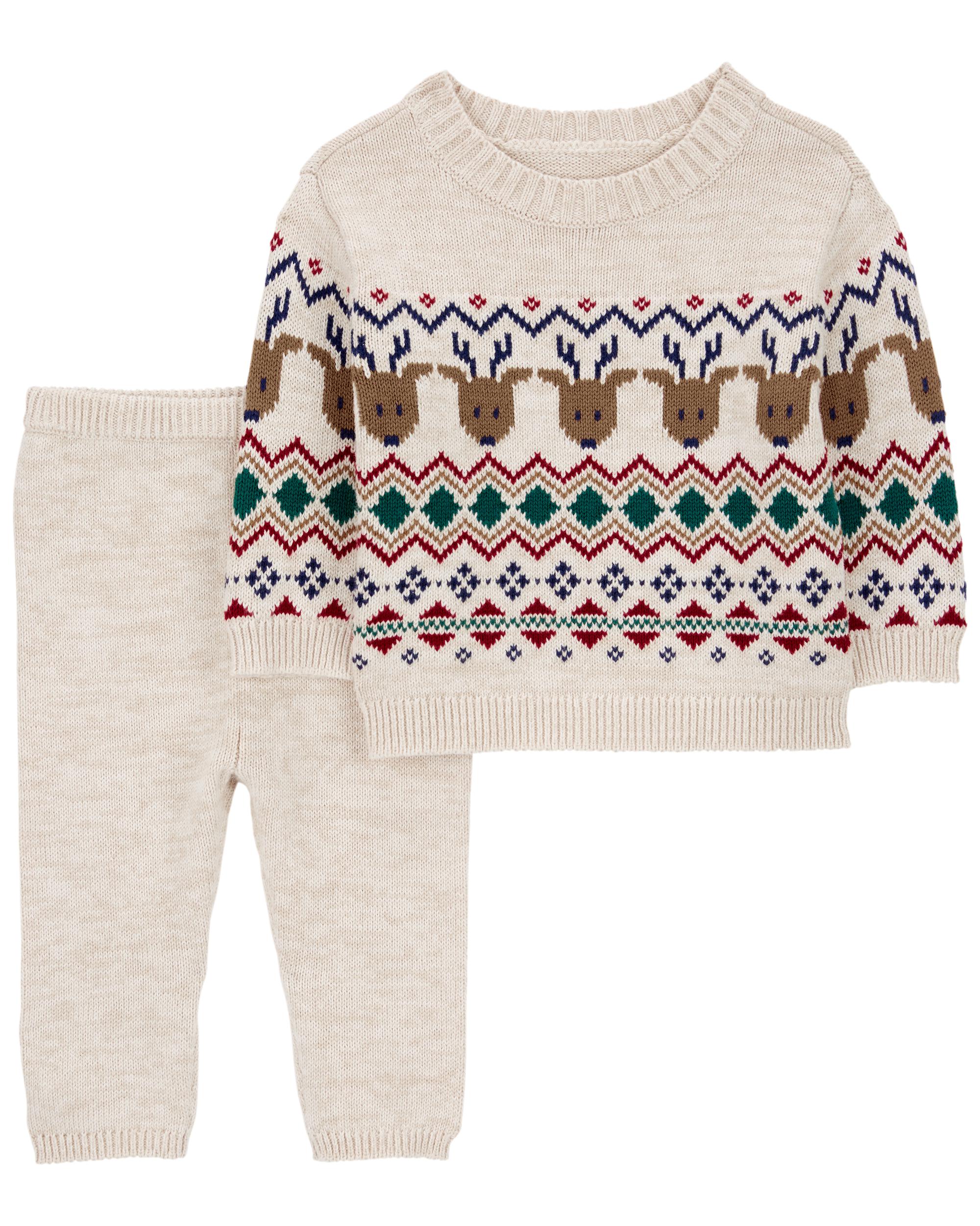 Baby boy fair isle sweater hotsell