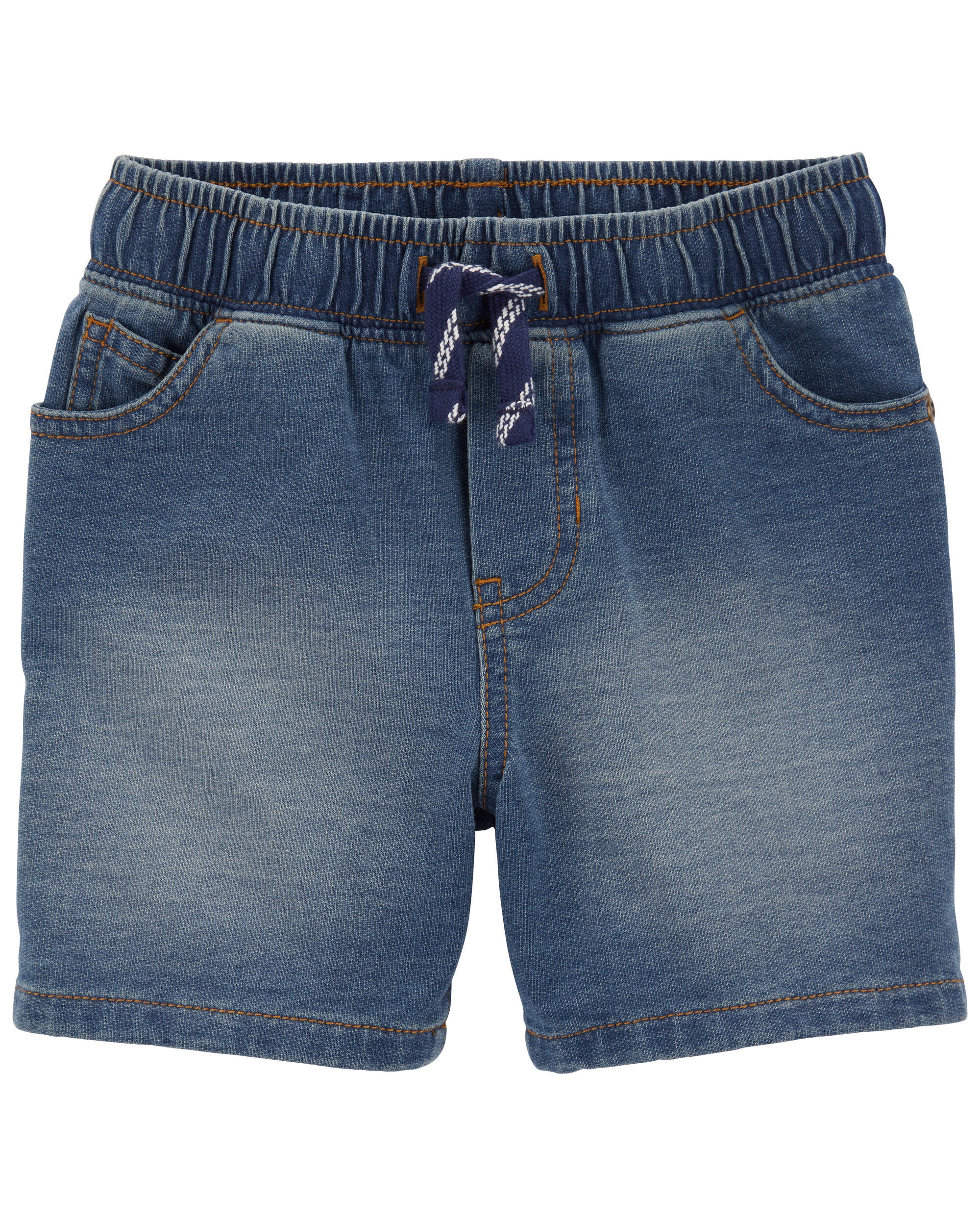 Girls in blue jean sales shorts