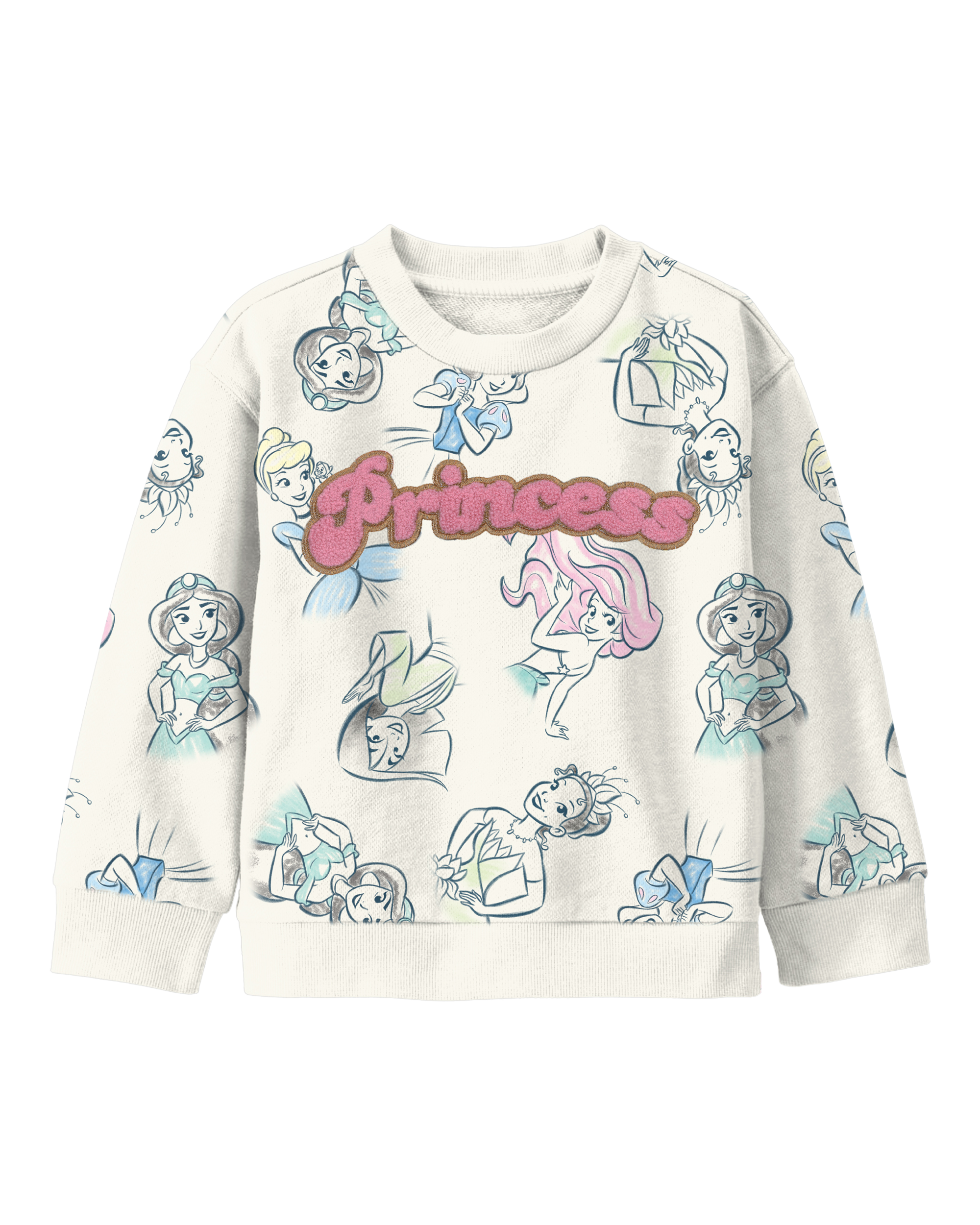 Kid Disney Princess Pullover - Cream