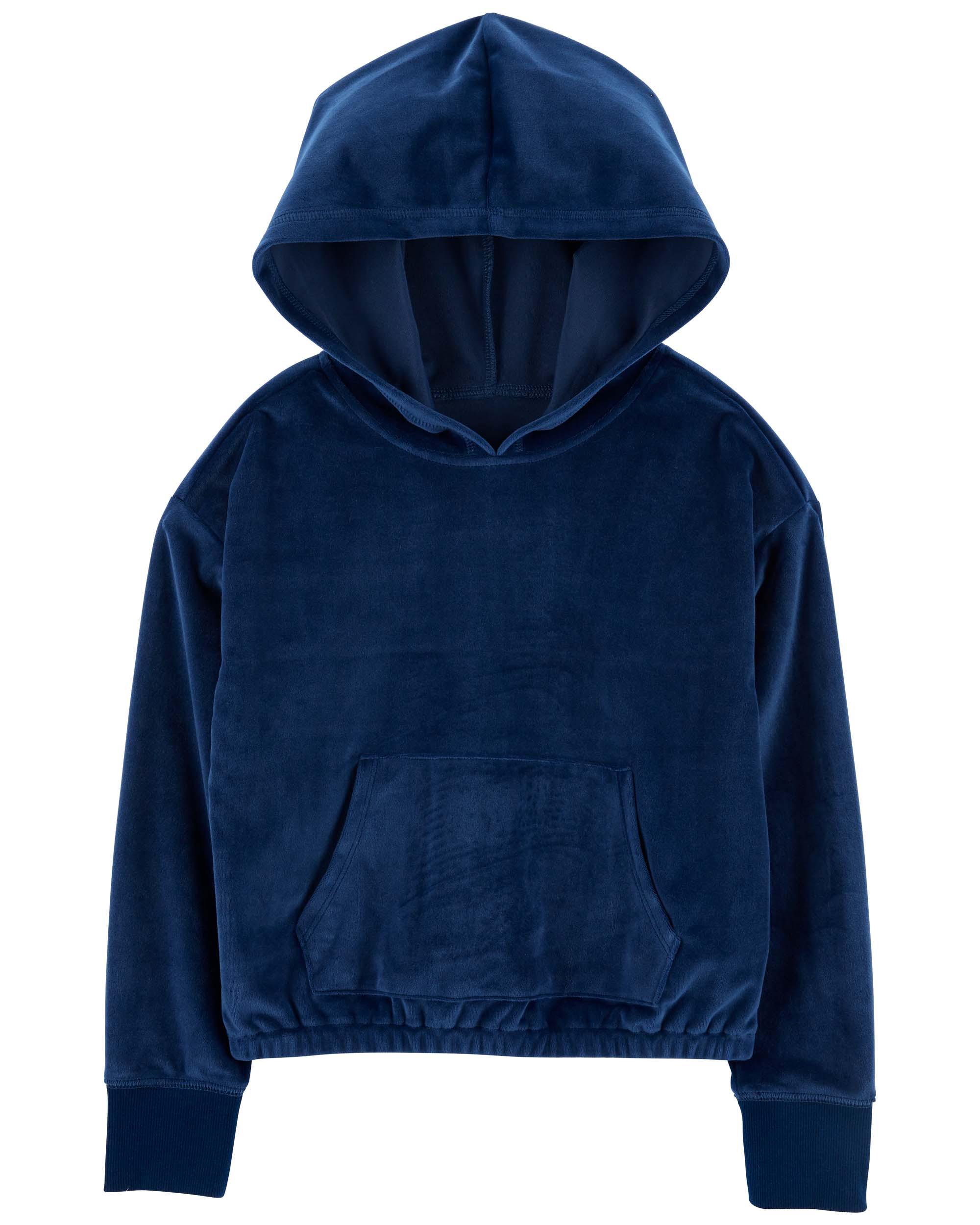 Velour hoodie hot sale