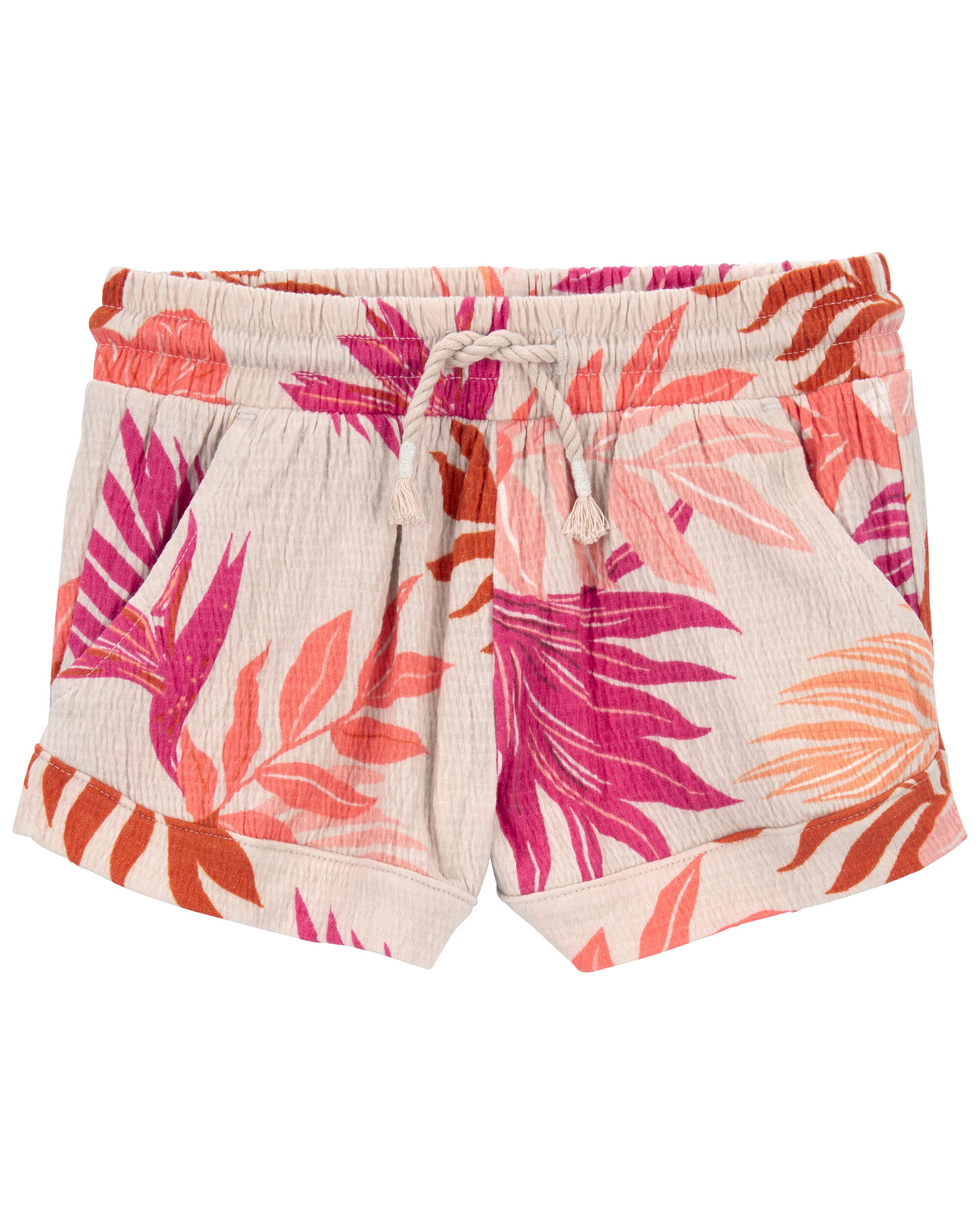 Toddler Floral Pull-On French Terry Shorts