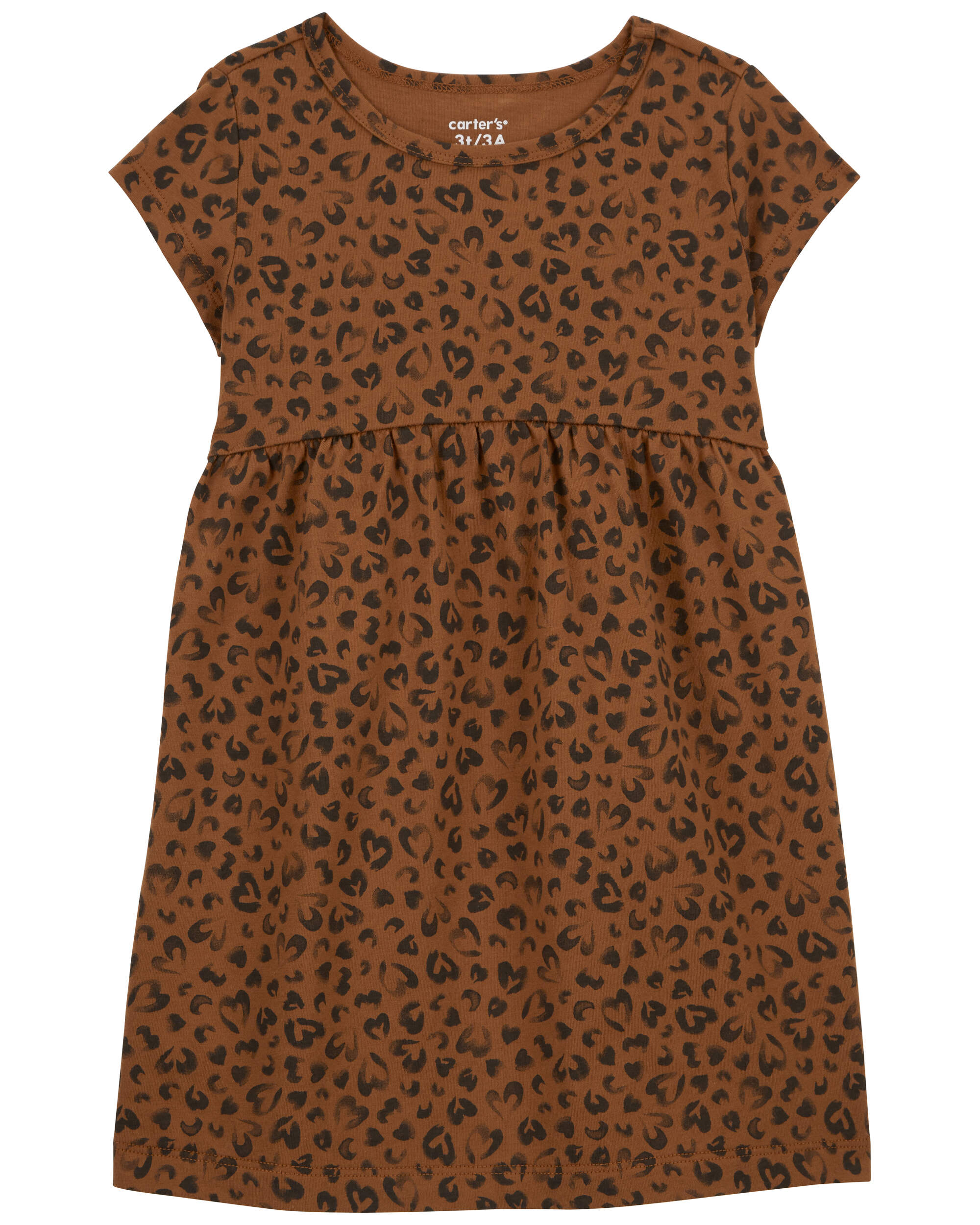Toddler Leopard Jersey Dress