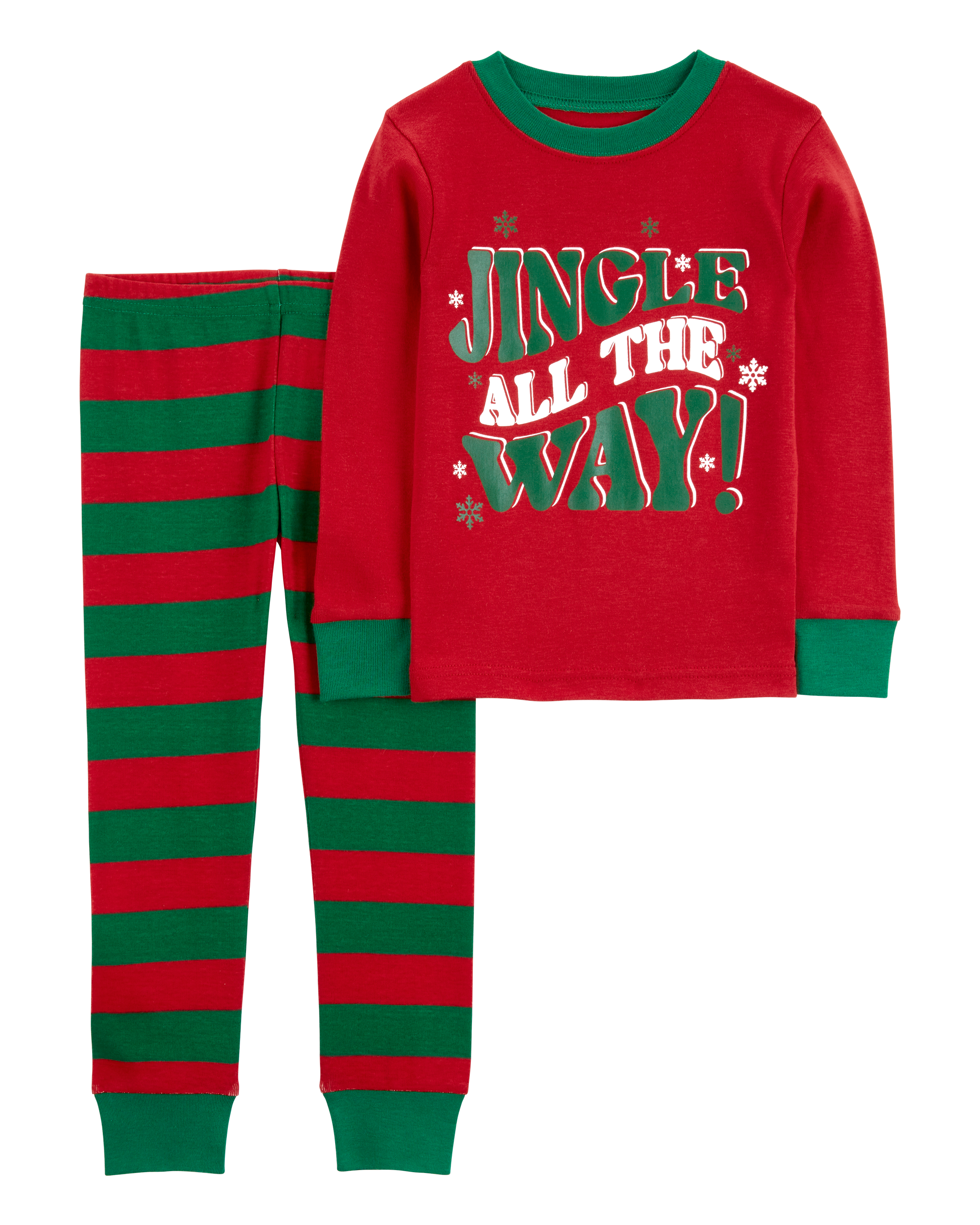 Toddler 2-Piece Christmas Jingle All The Way 100% Snug Fit Cotton Pyjamas