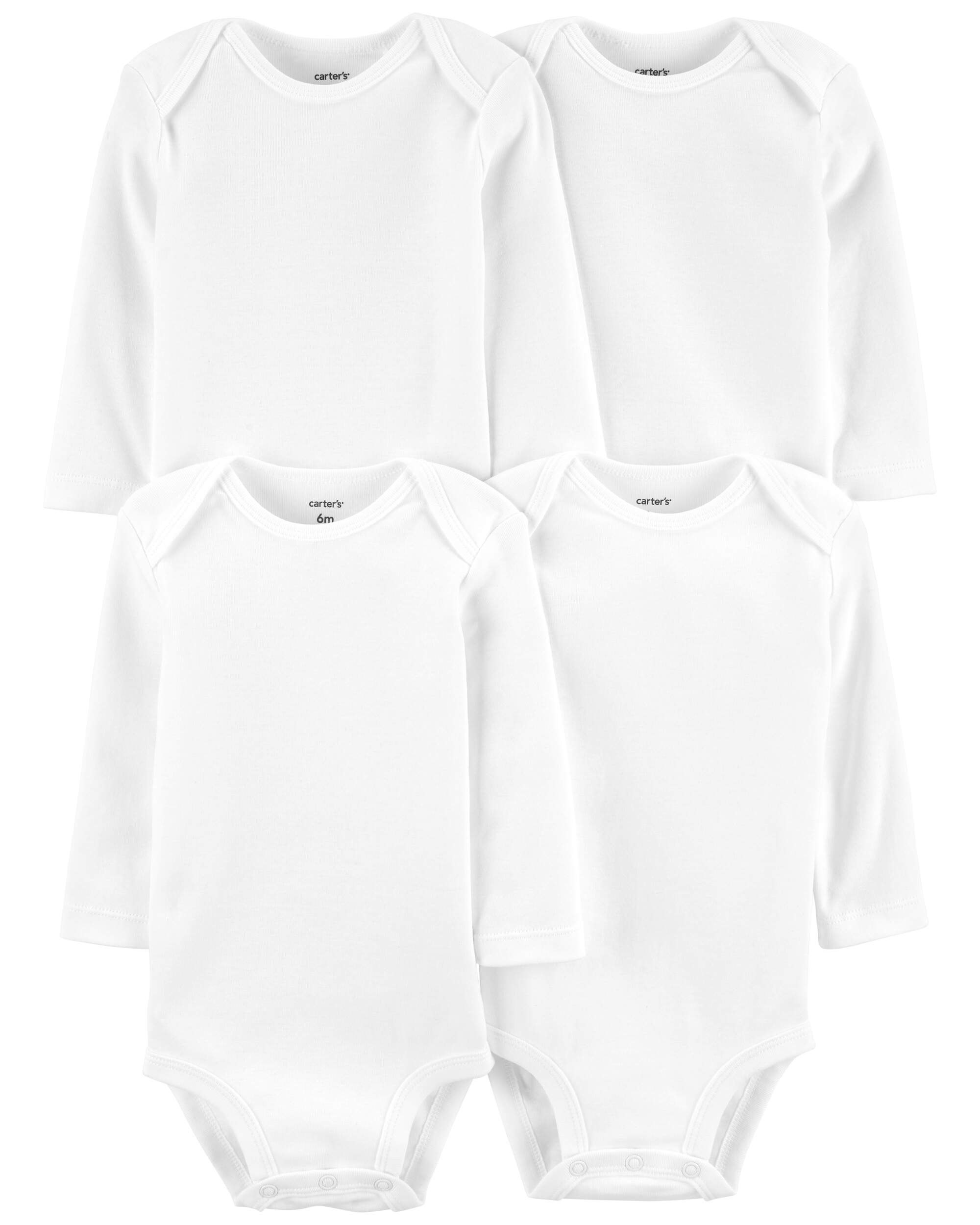 Baby 4-Pack Long-Sleeve Original Bodysuits