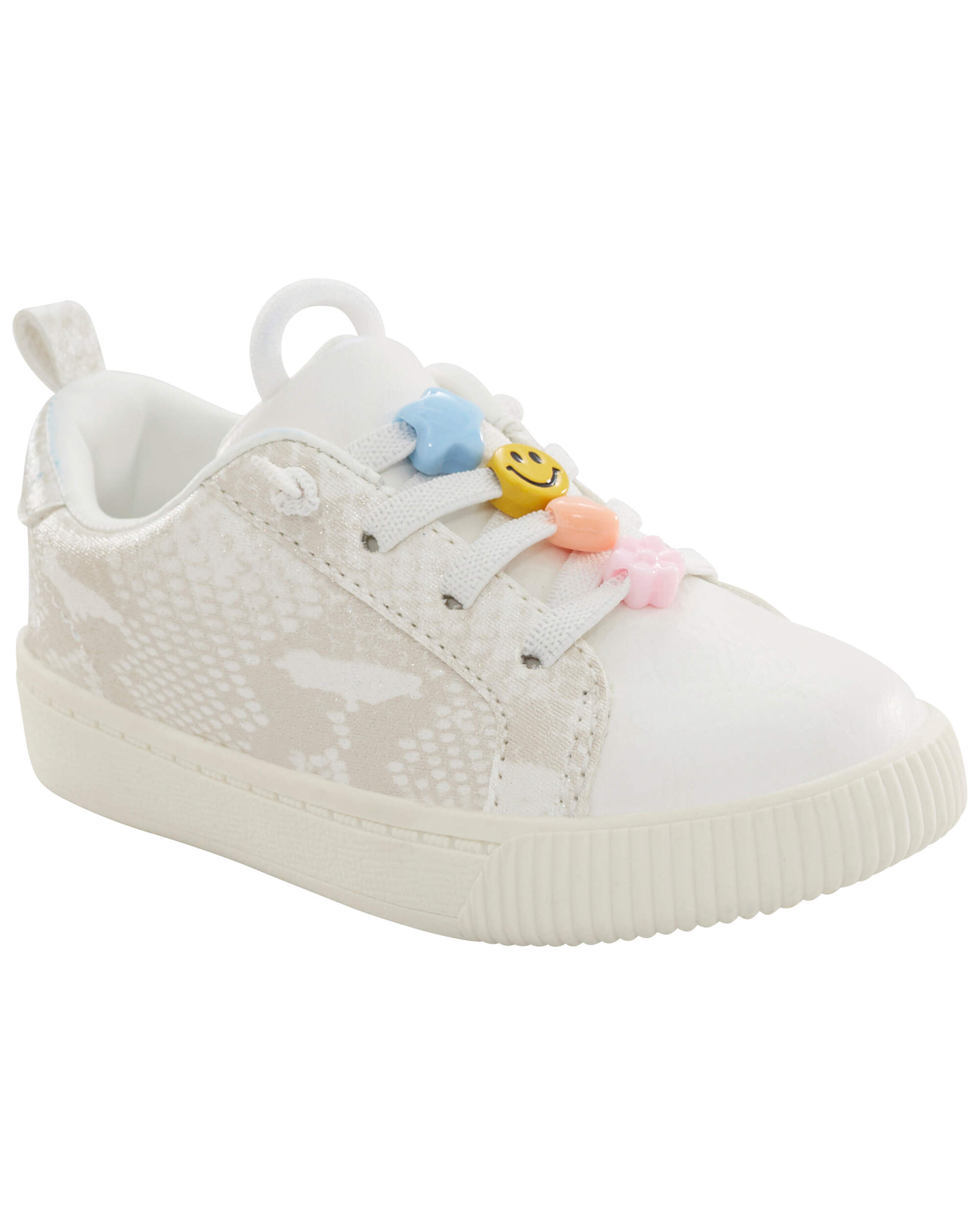 Toddler Snakeskin Pull On Sneakers