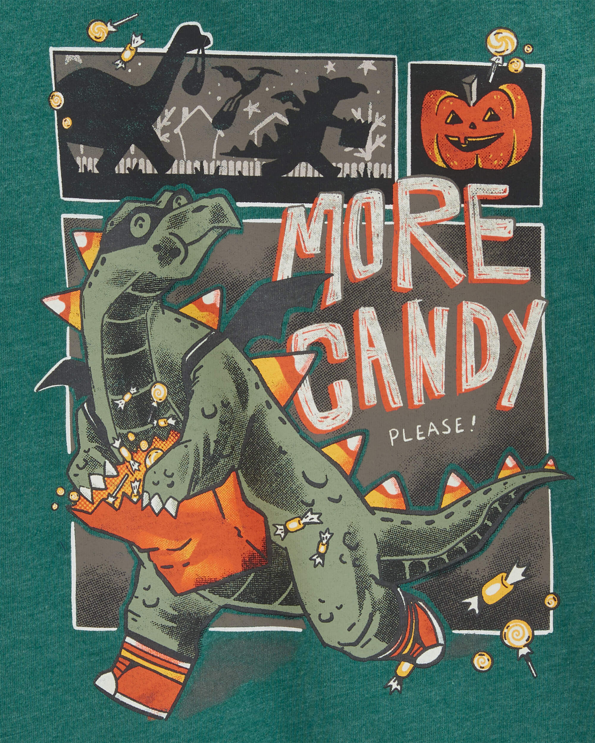 Baby Dinosaur Halloween Graphic Tee