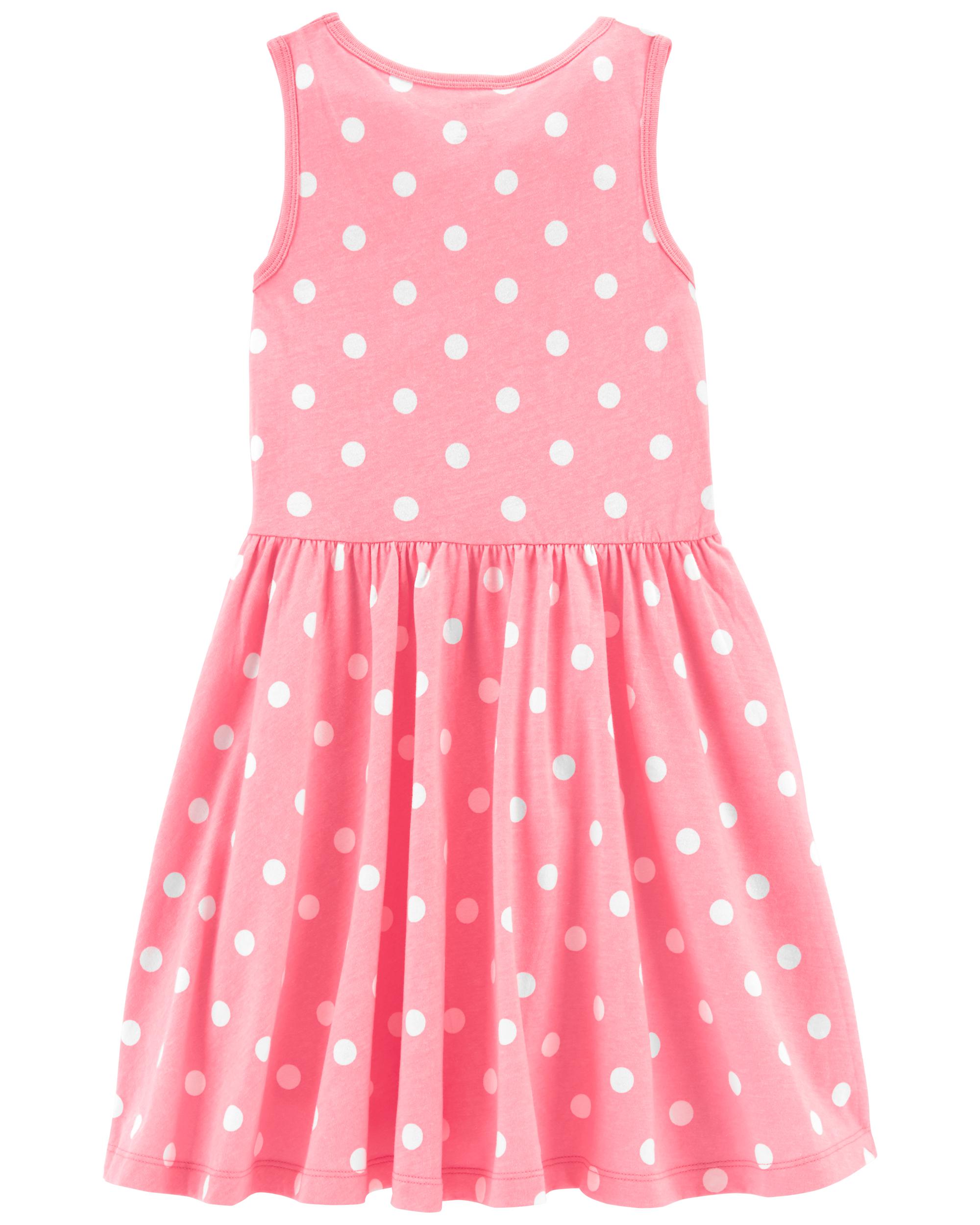 Kid Polka Dot Jersey Dress