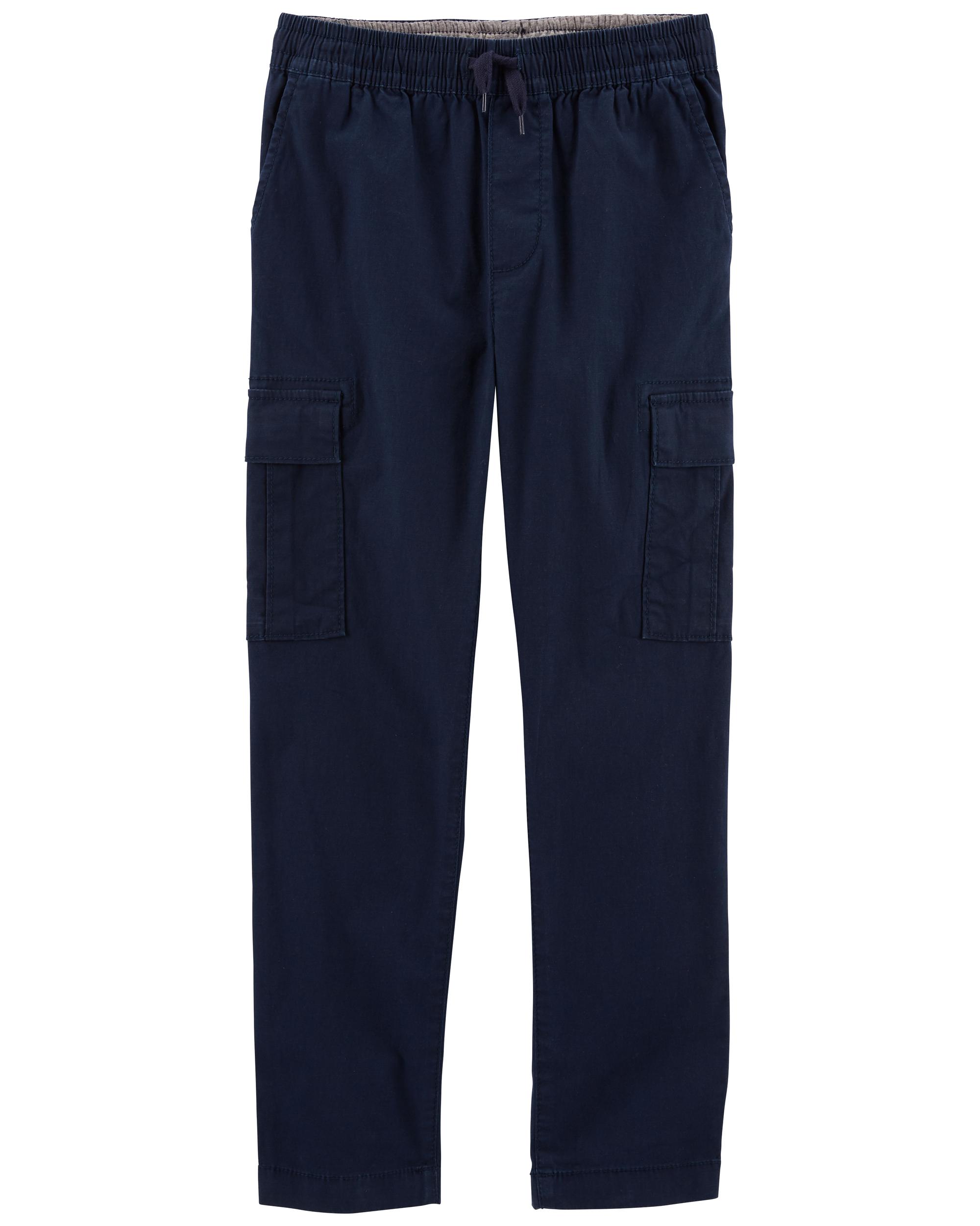 Boys navy 2024 cargo pants