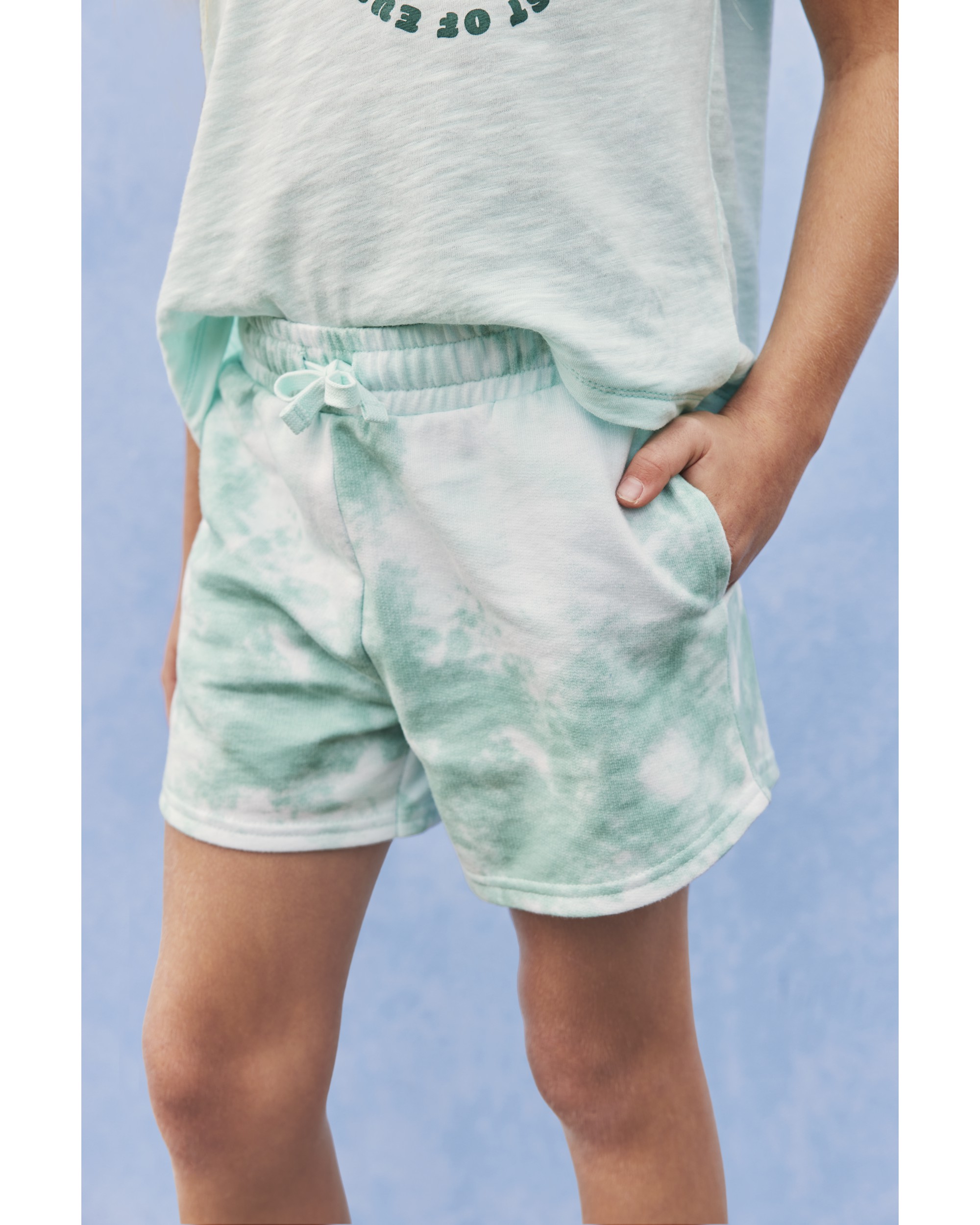 Kid Tie-Dye Pull-On French Terry Shorts