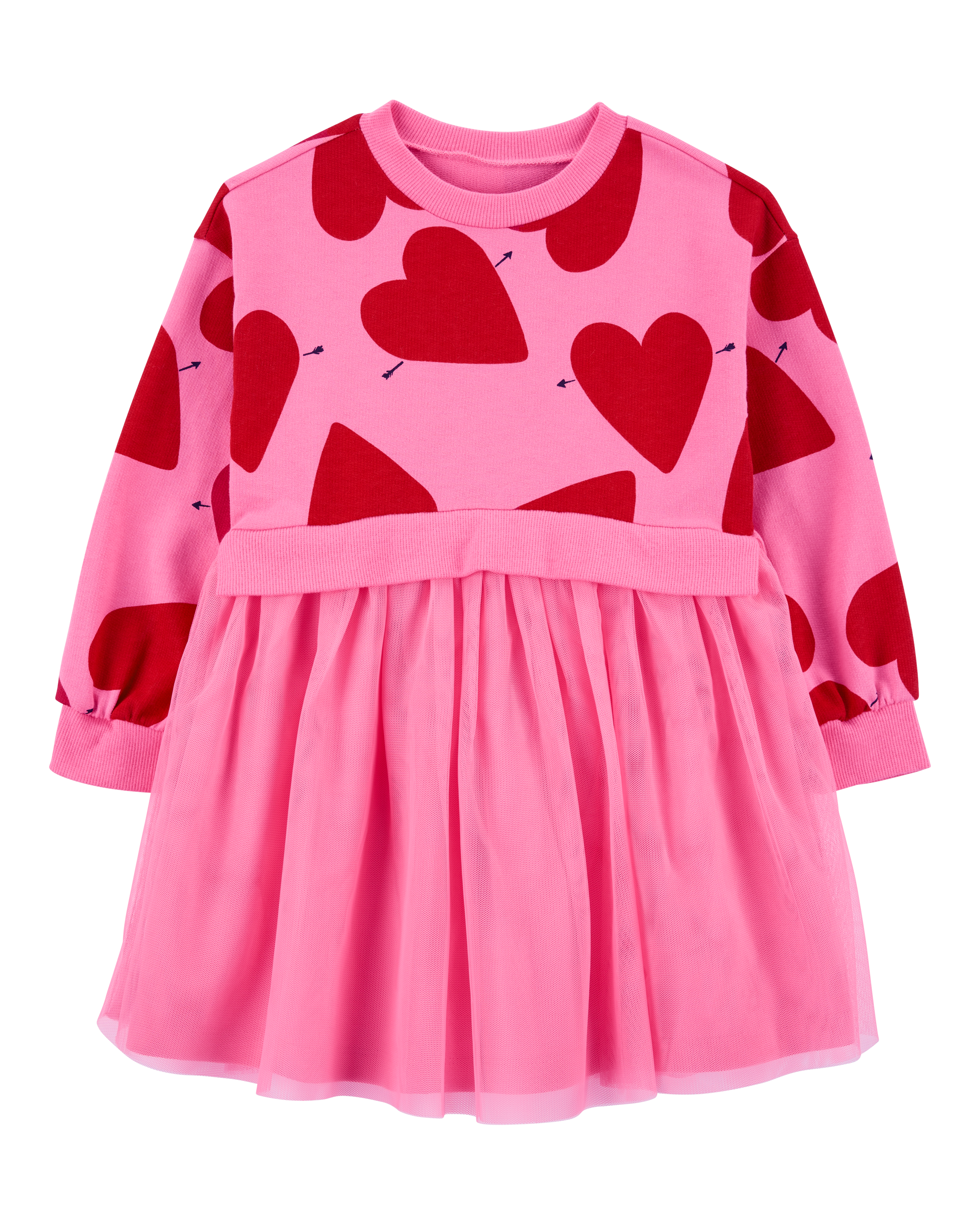 Toddler Heart Long-Sleeve Dress