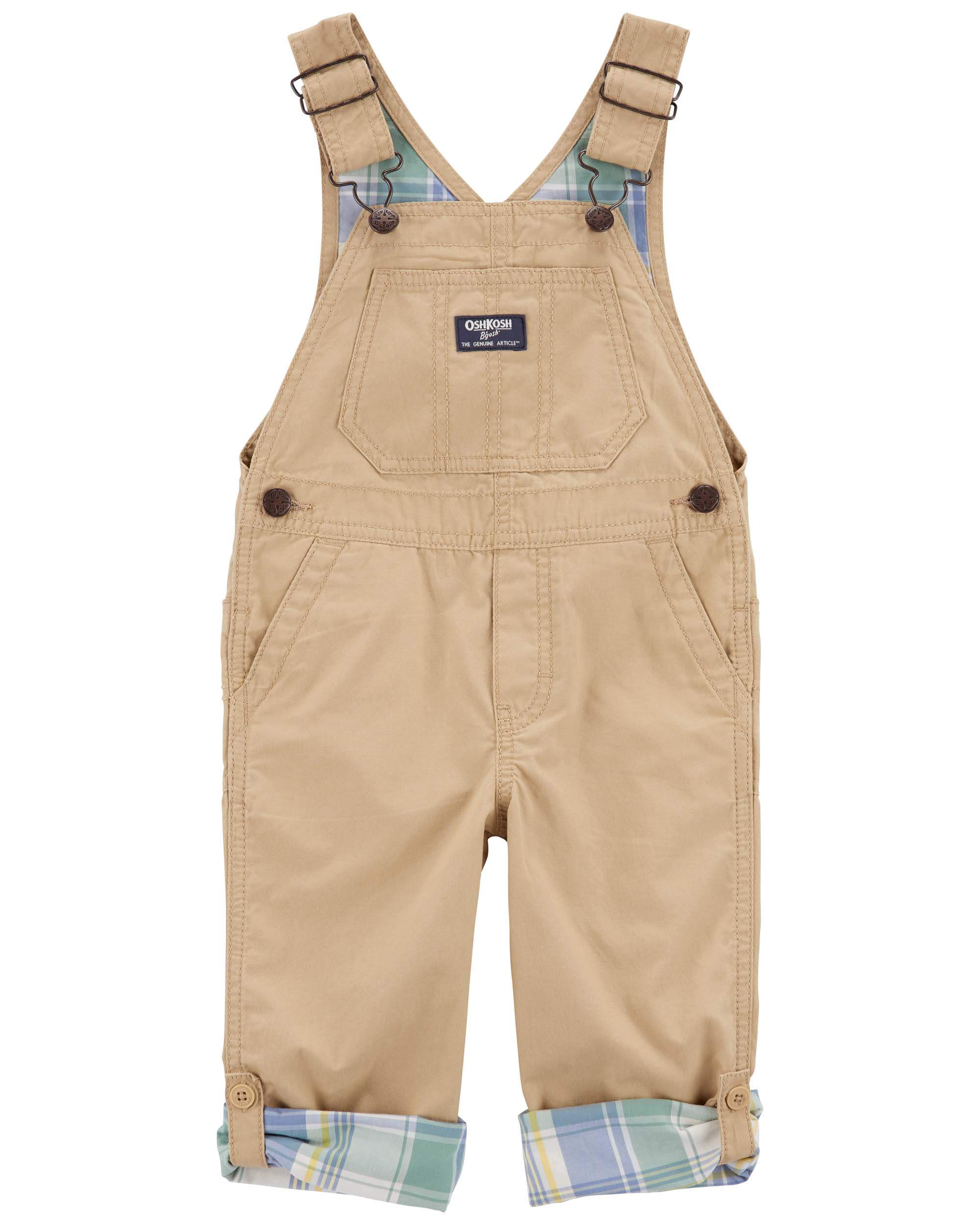 Tan Lightweight Canvas Overalls