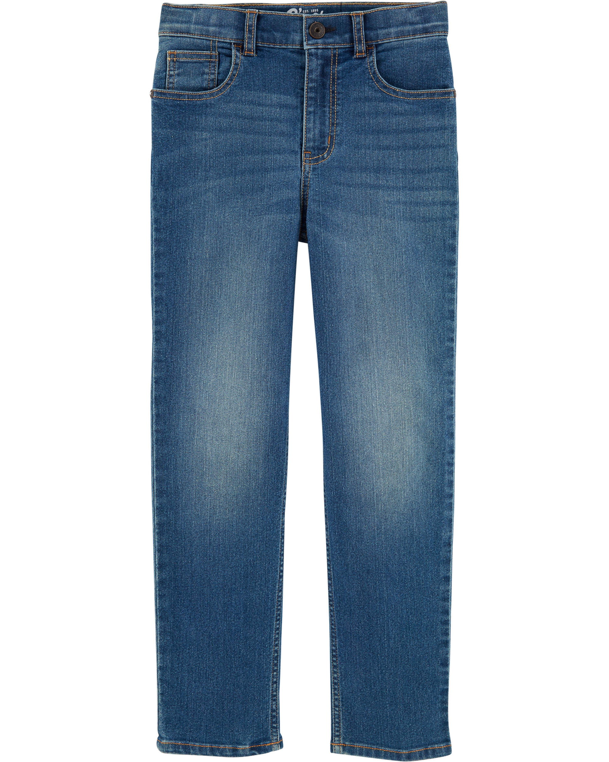 Blue Straight Jeans (Slim Fit) In Anchor DarkWash