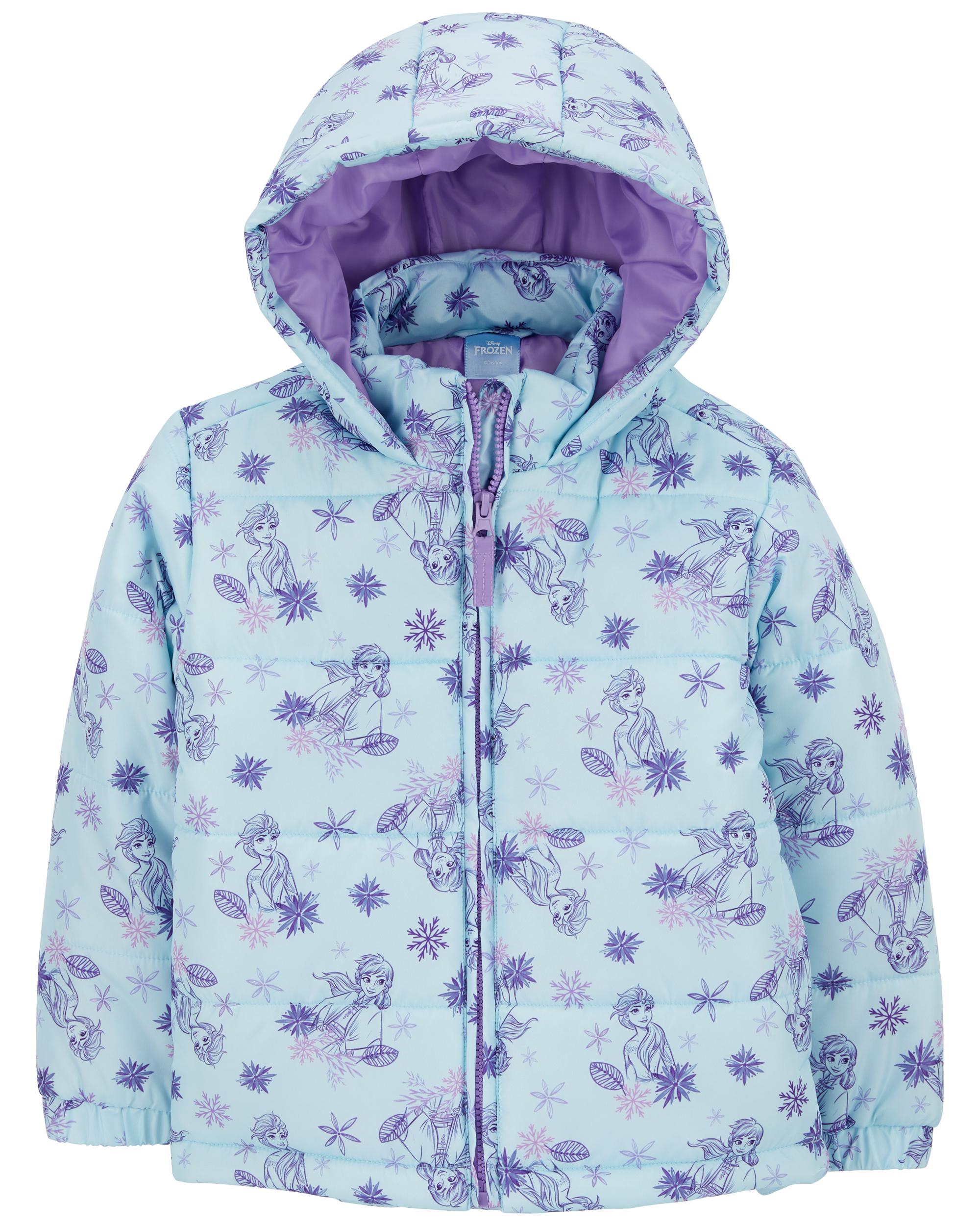 Kids Girls Kid Frozen Puffer Jacket 5 Carter s