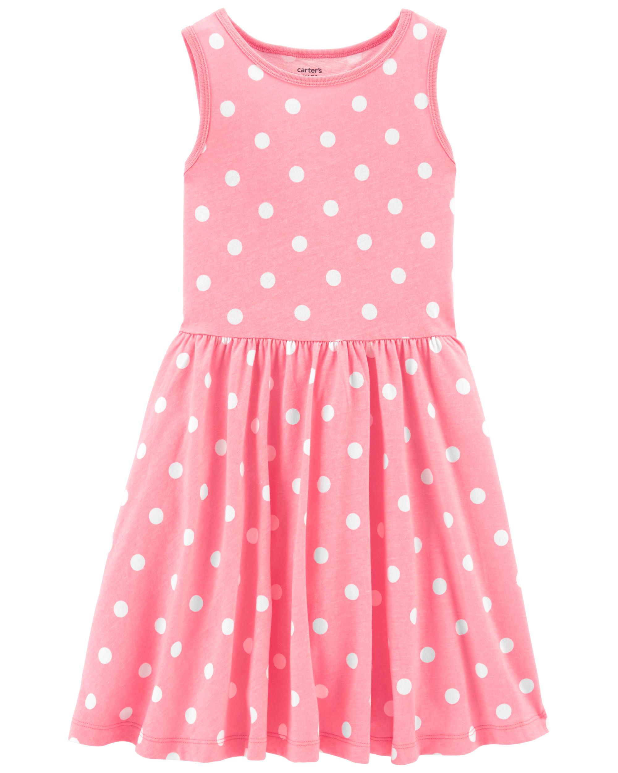 Kid Polka Dot Jersey Dress