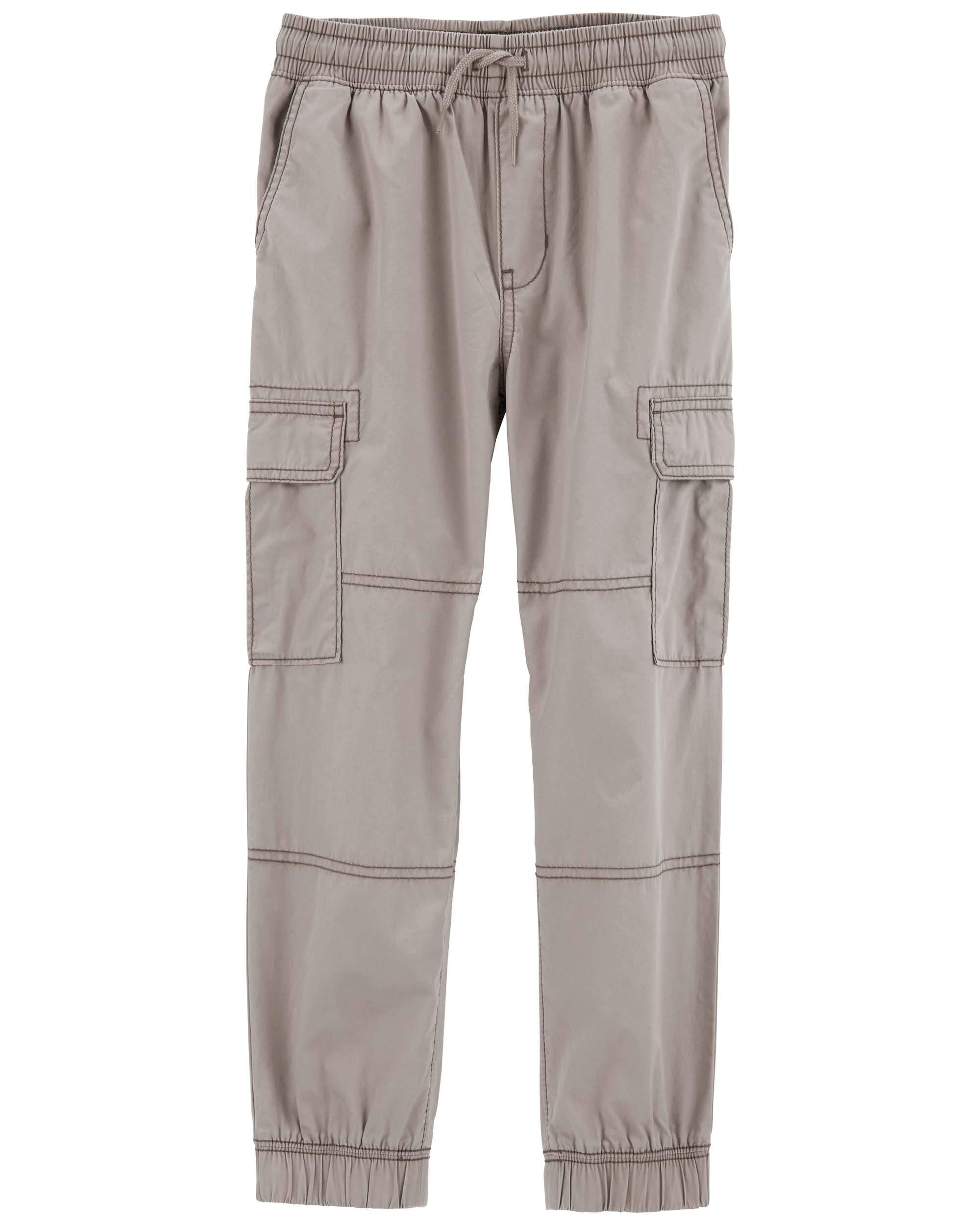 FOCUSNORM Men Cargo Trousers Multi Pockets Loose Drawstring Waist Long Pants  Plus Size - Walmart.com