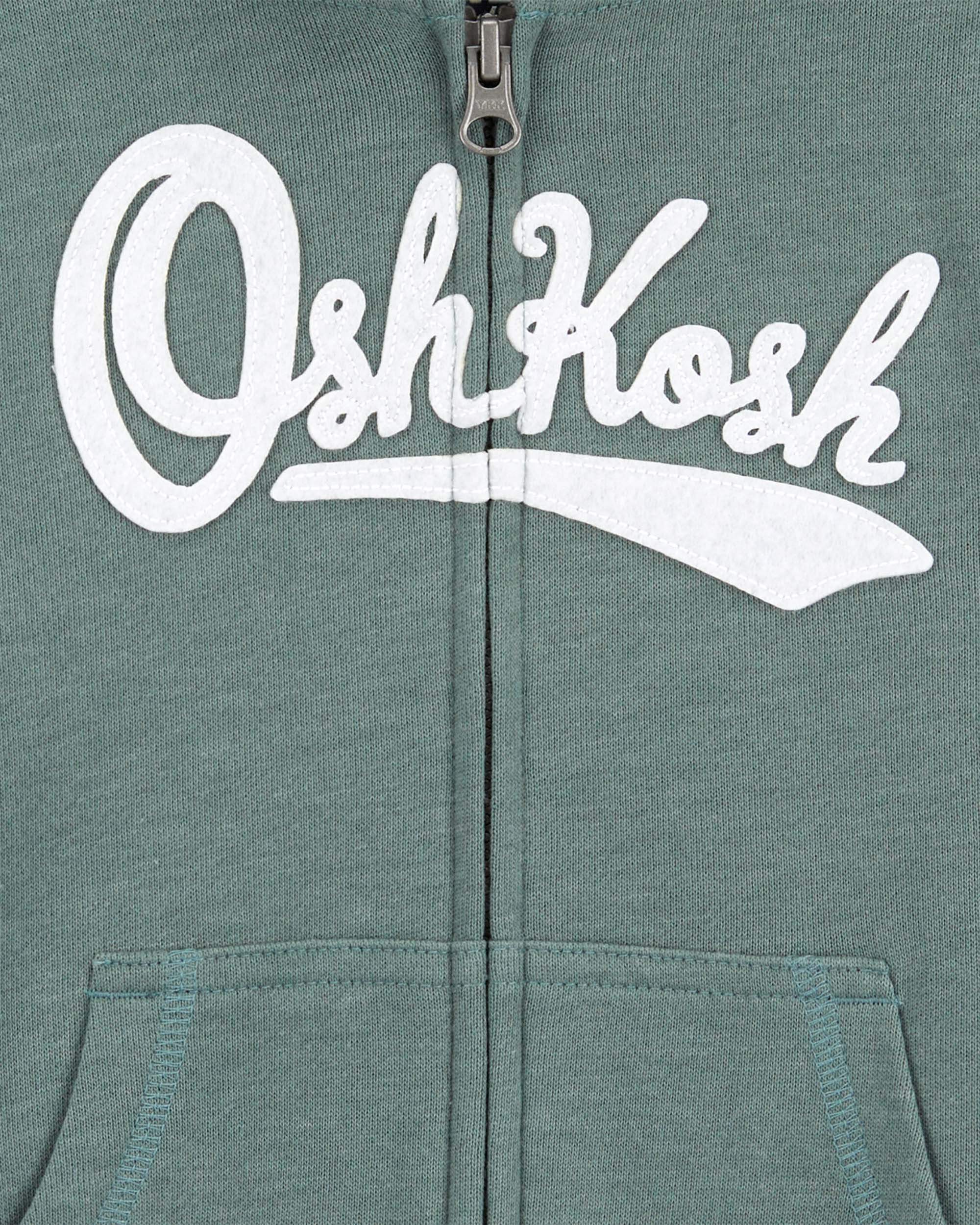 Green OshKosh Logo Zip Jacket | Carter's Oshkosh Canada