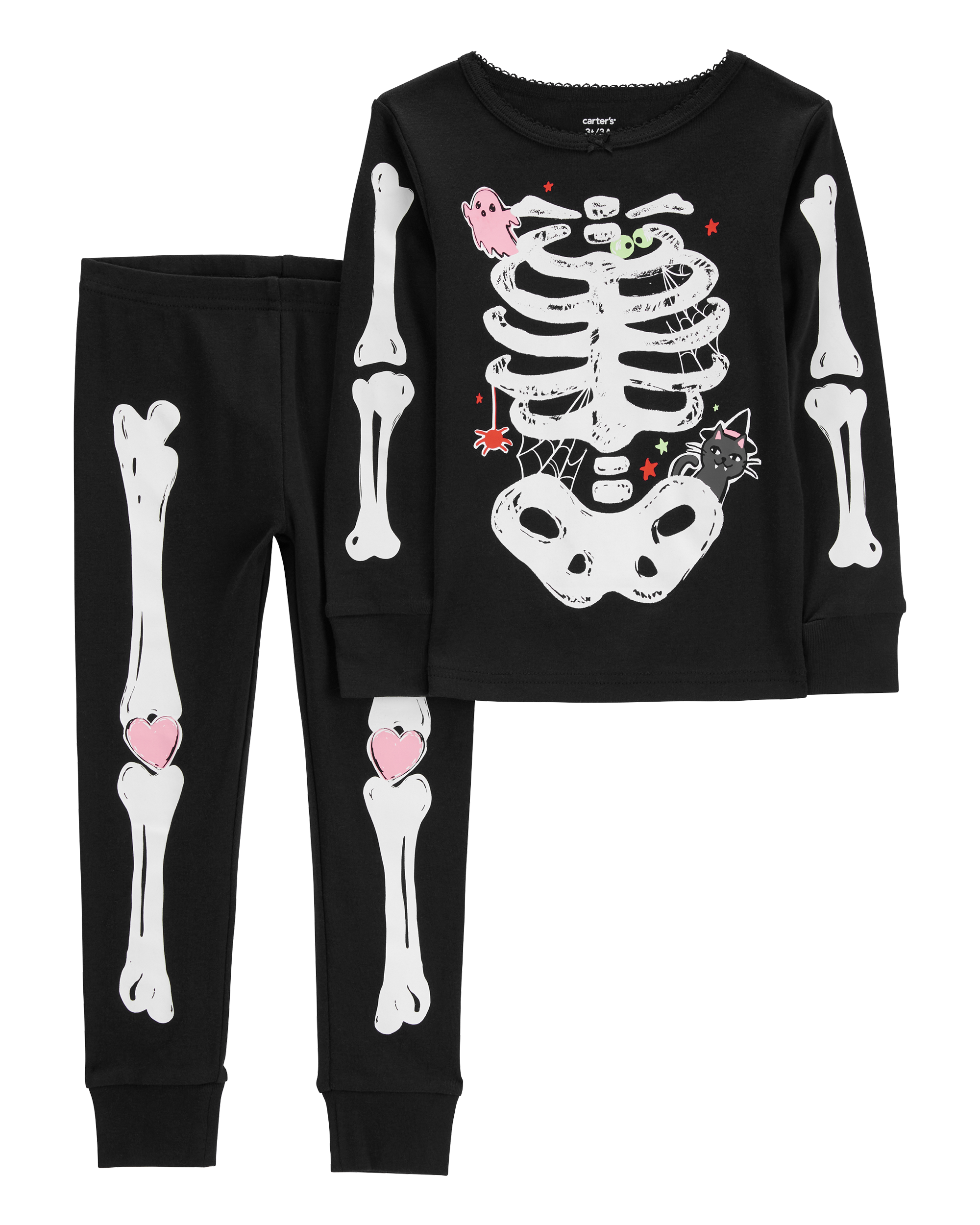 Skeleton pajamas baby sale