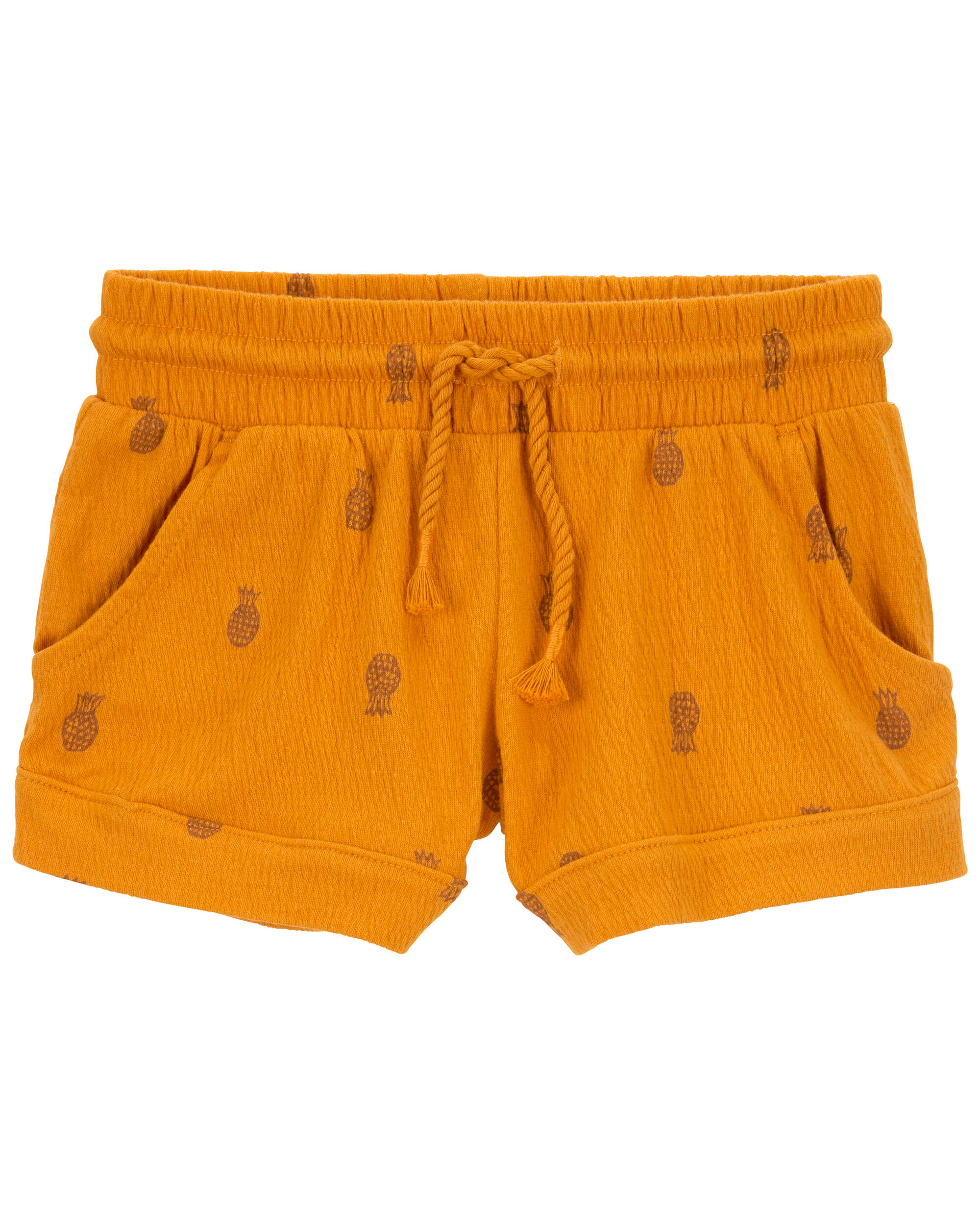 Baby Pineapple Pull-On French Terry Shorts