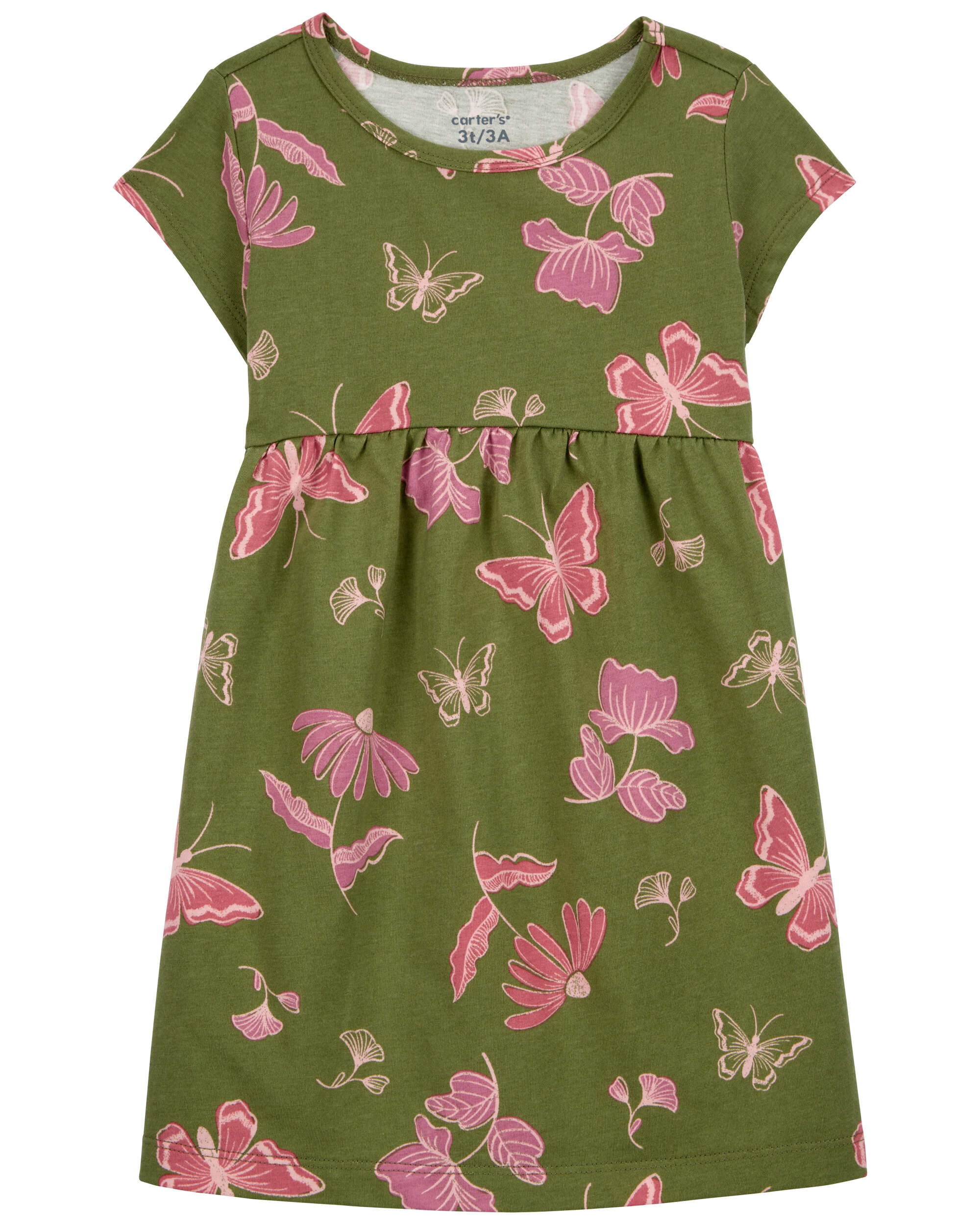 Toddler Floral Jersey Dress