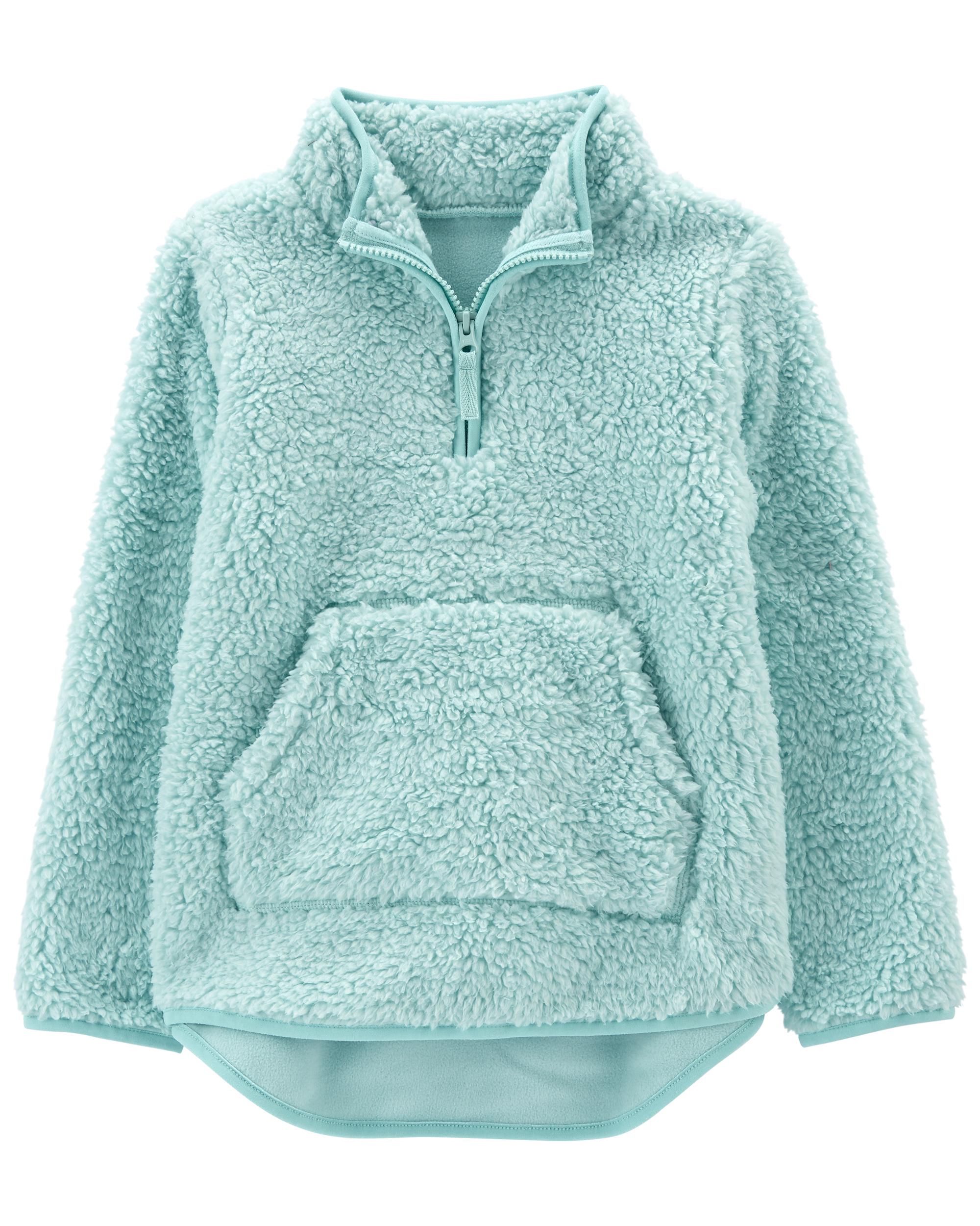 Light blue hotsell sherpa pullover