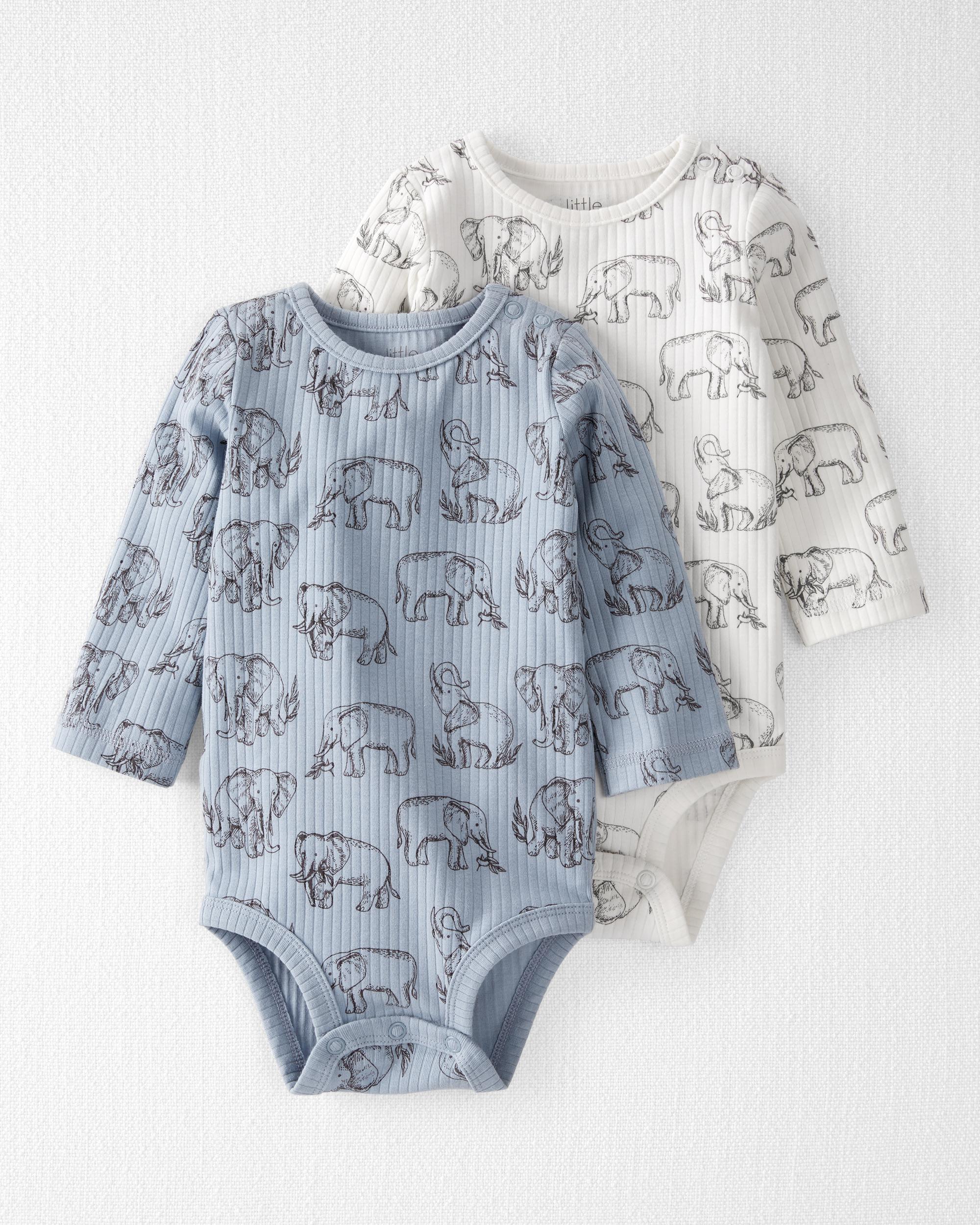 6-Pack Organic Cotton Rib Bodysuits