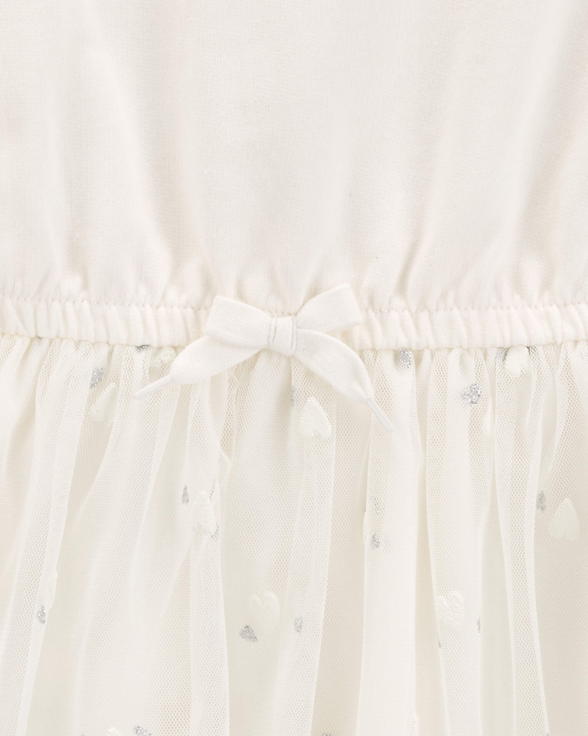 Toddler Glitter Long-Sleeve Cotton Dress