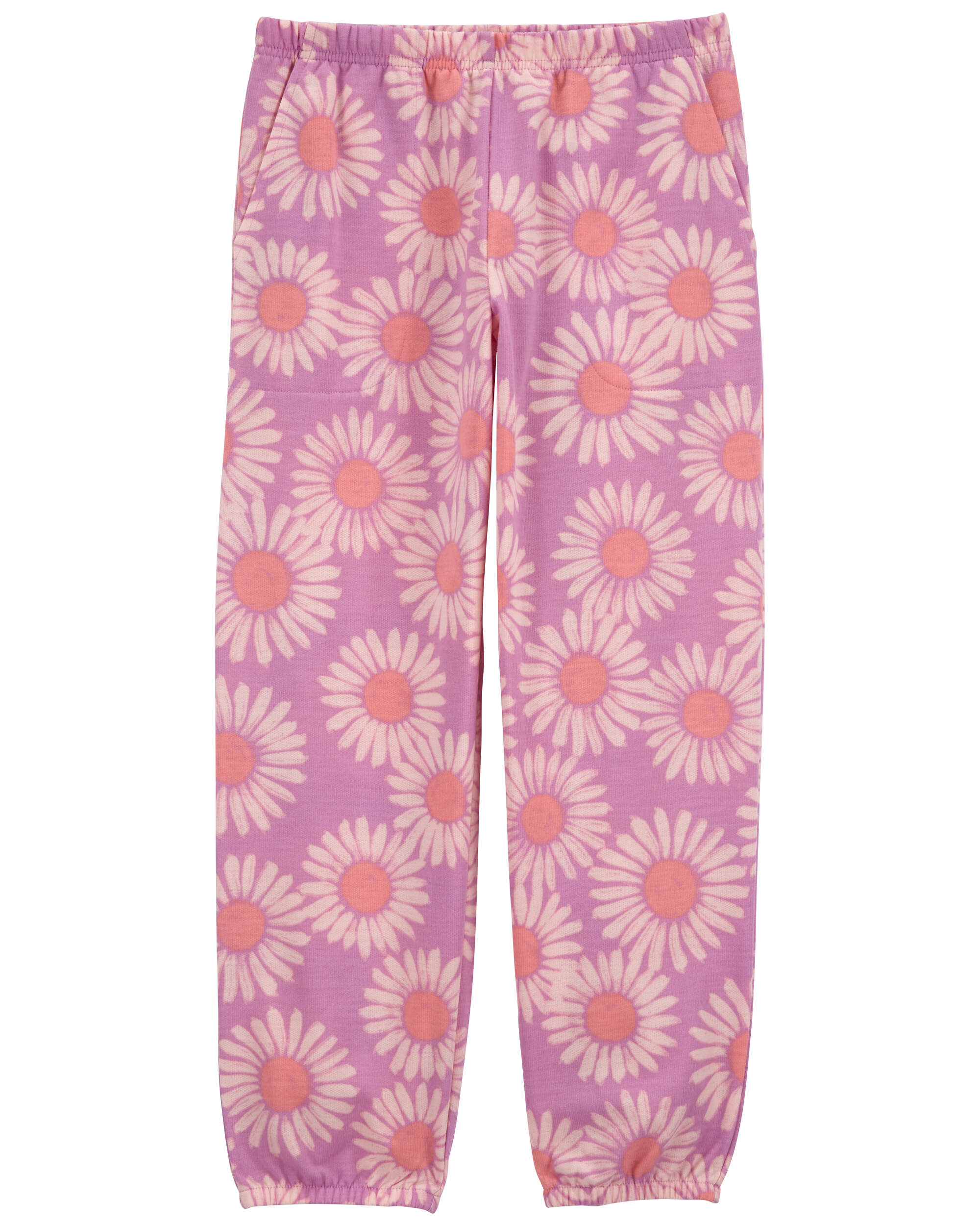 Kid Daisy French Terry Pull-On Jogger Pyjama Pants