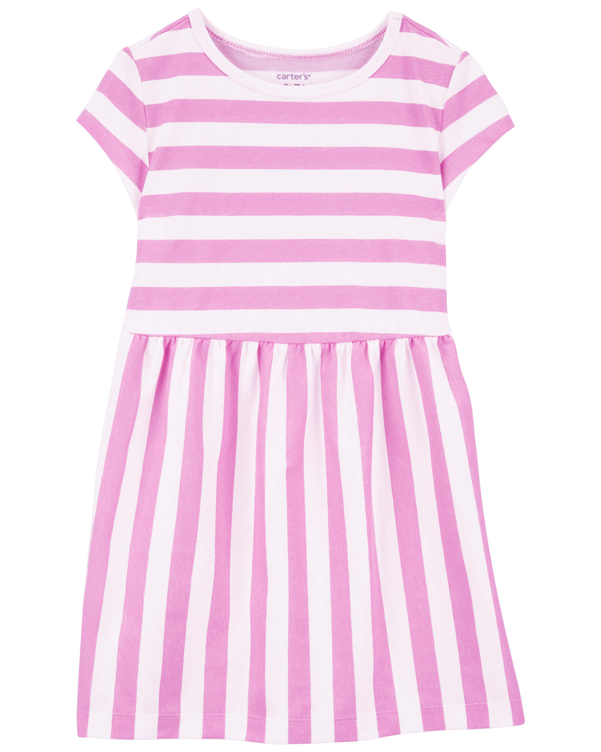 Toddler Striped Cotton Dress