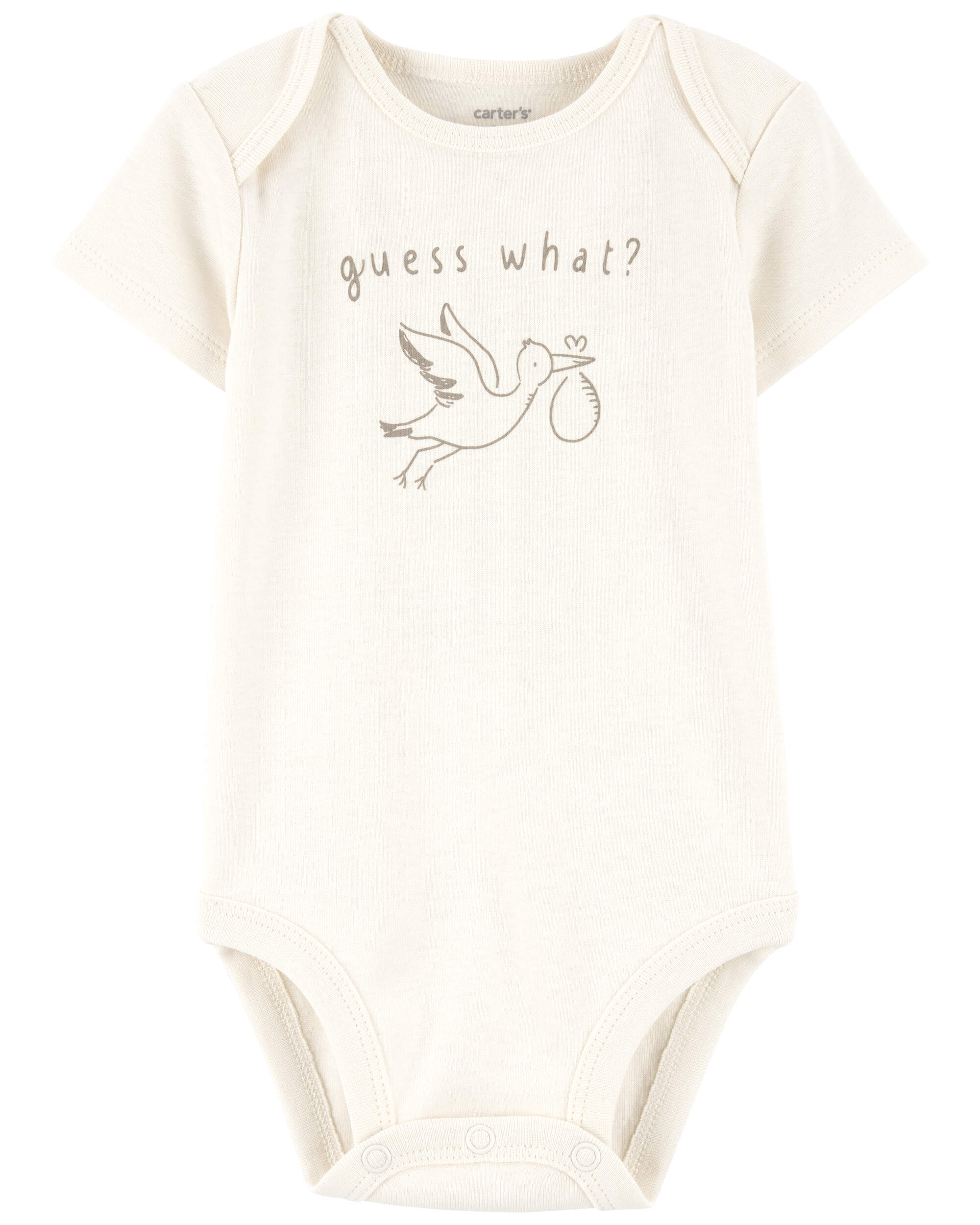 Baby Stork Announcement Bodysuit