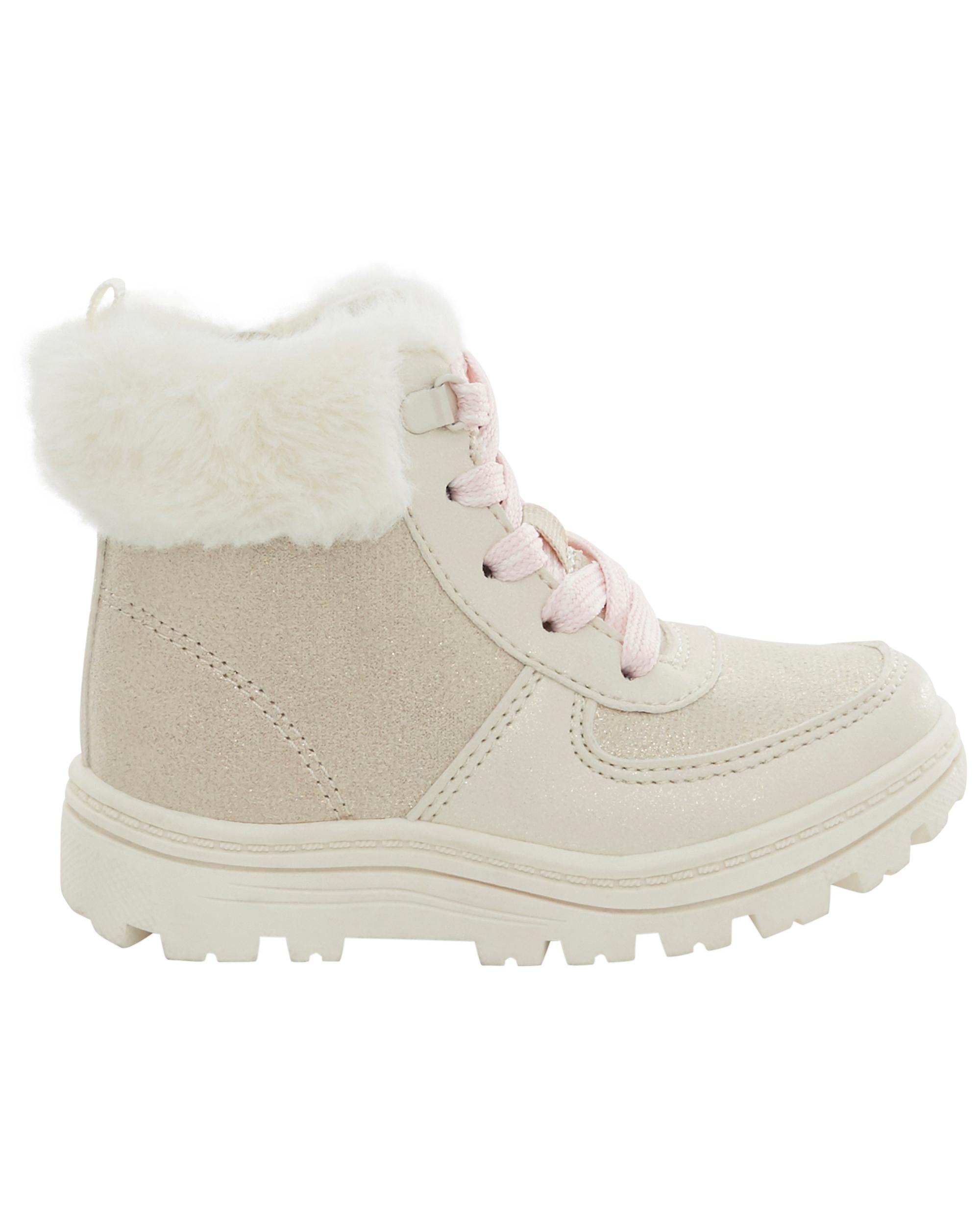 Toddler Faux Fur Hiking Boots