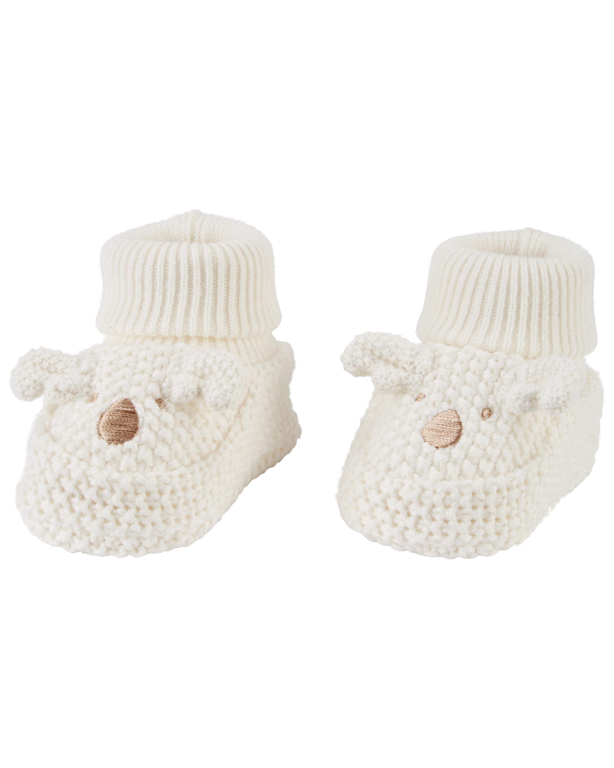 Baby Koala Crochet Booties