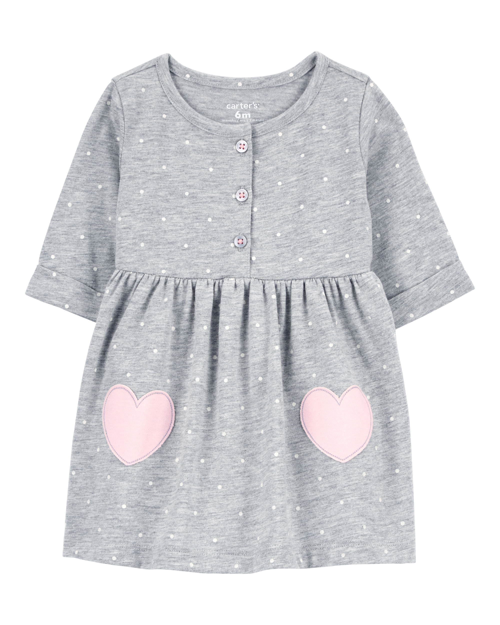 Baby Heart Jersey Dress