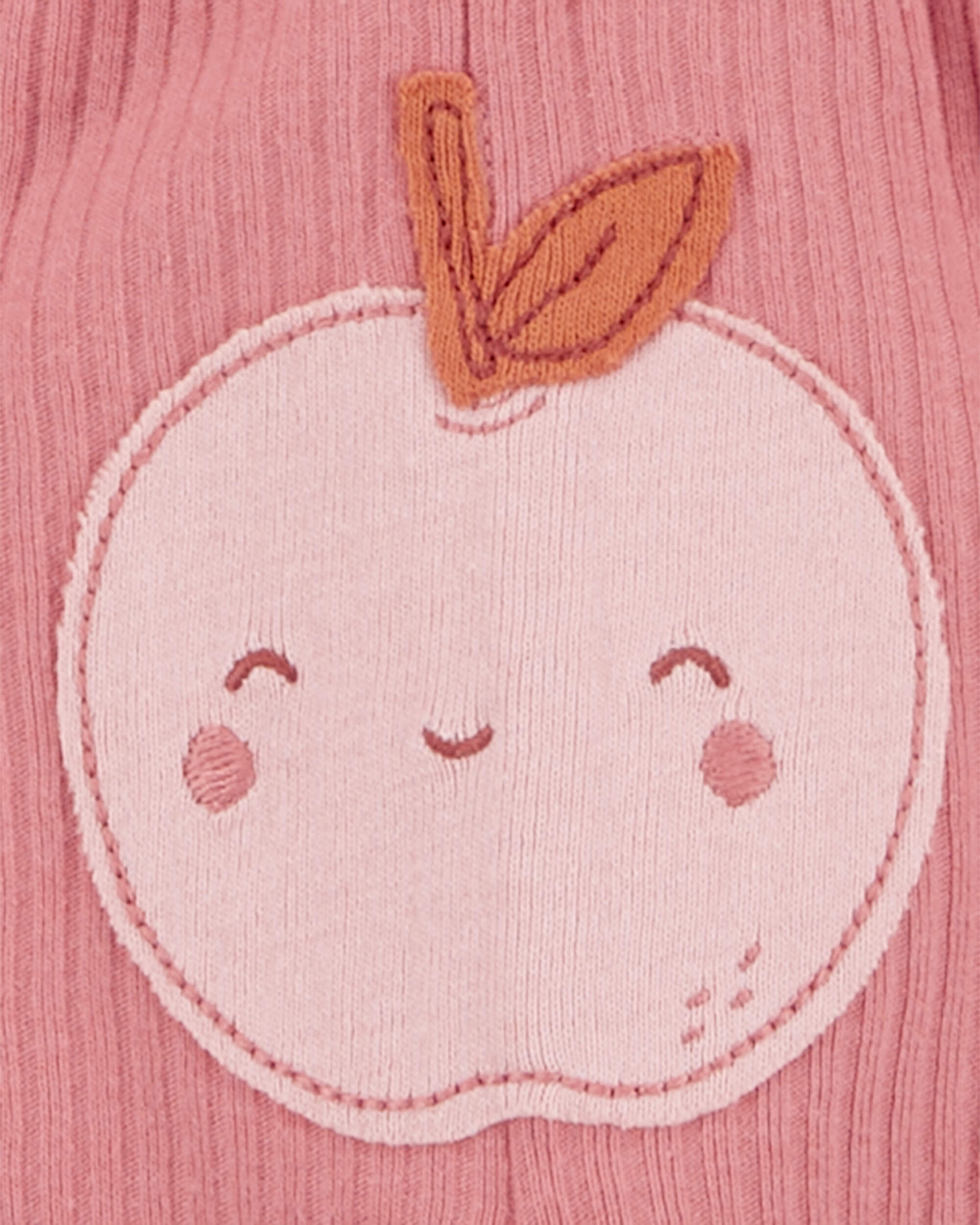 Baby 3-Piece Apple Print Little Character Set