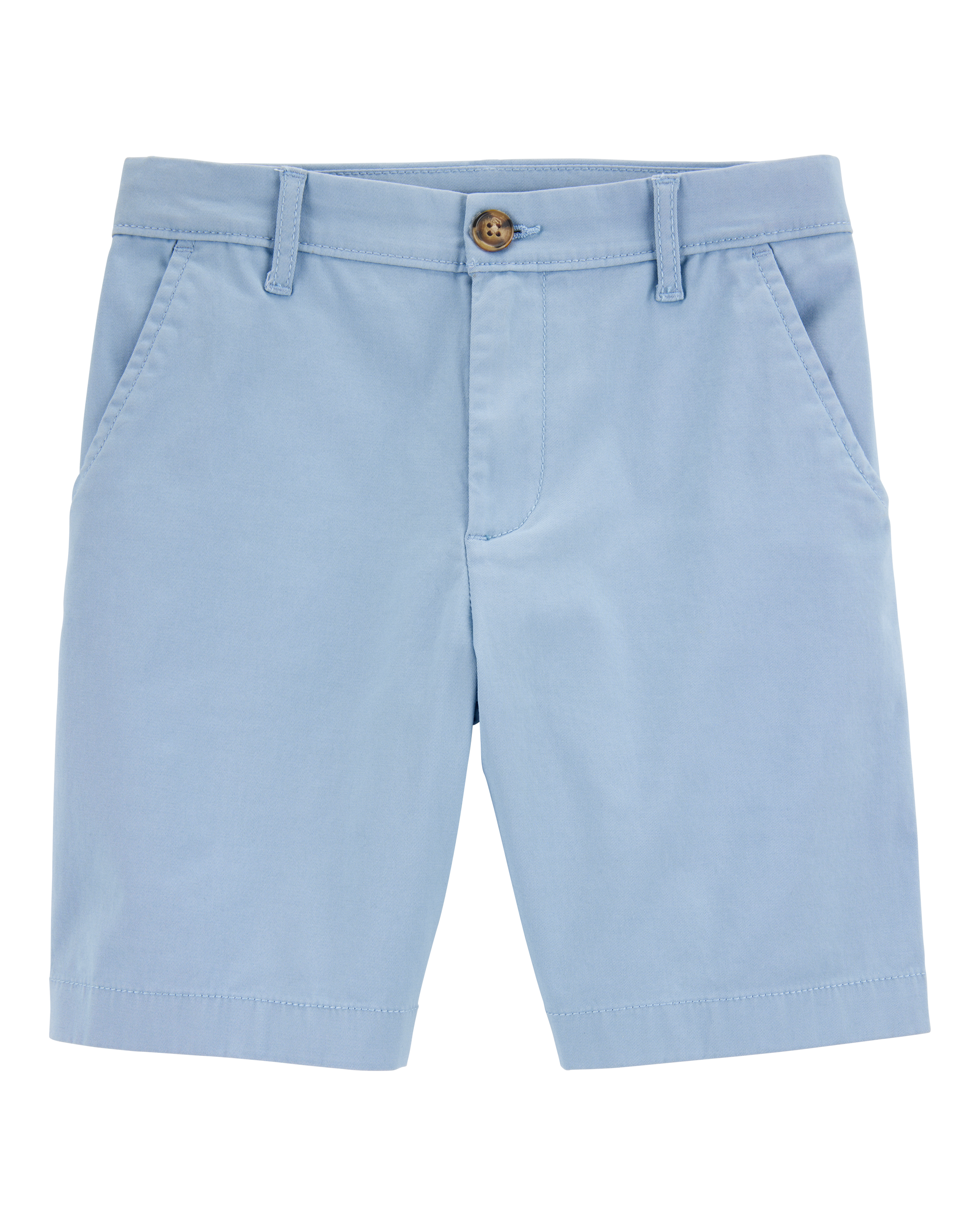 Kid Stretch Chino Shorts - Blue