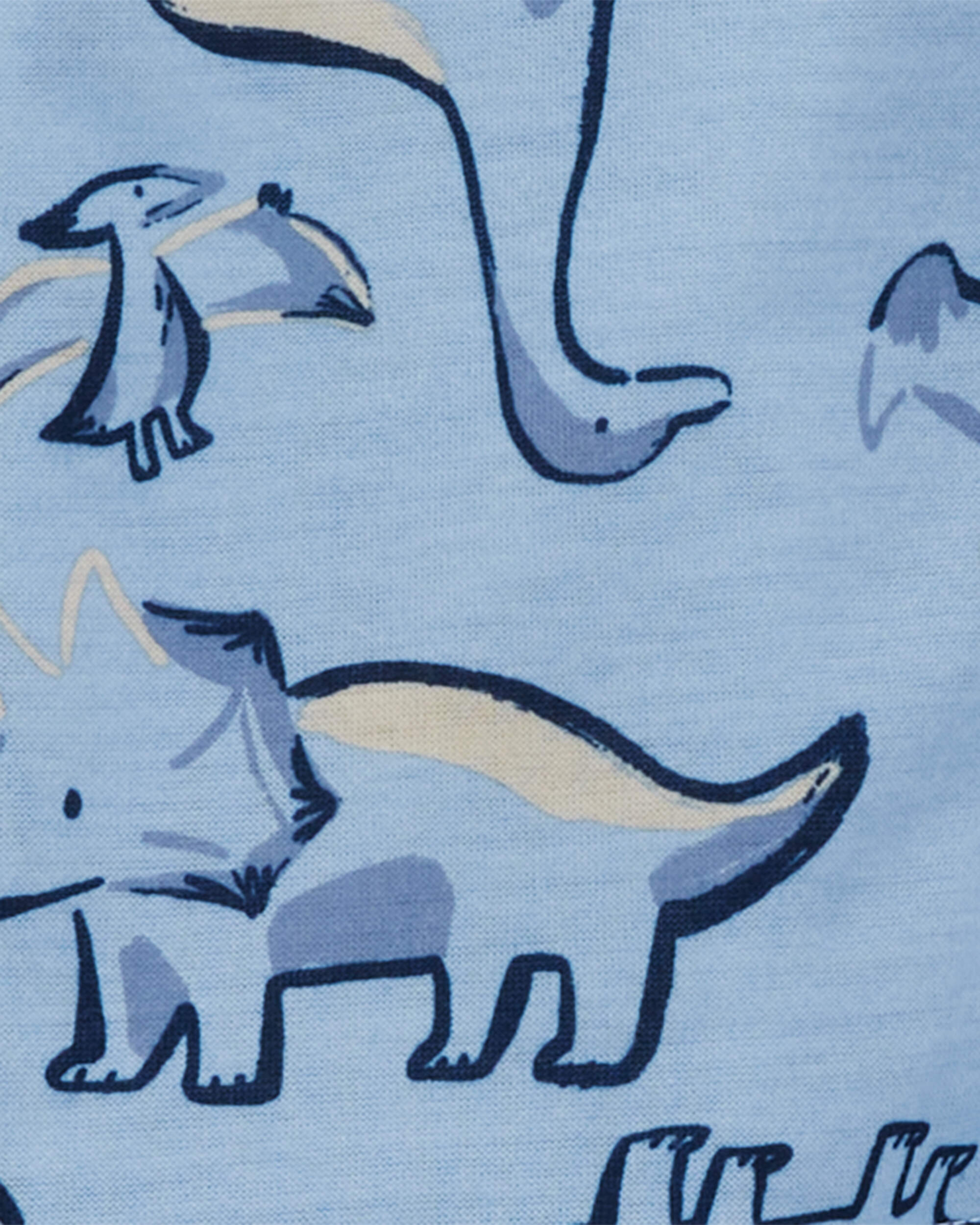 Toddler 2-Piece Dinosaur Coat-Style Pyjama Set