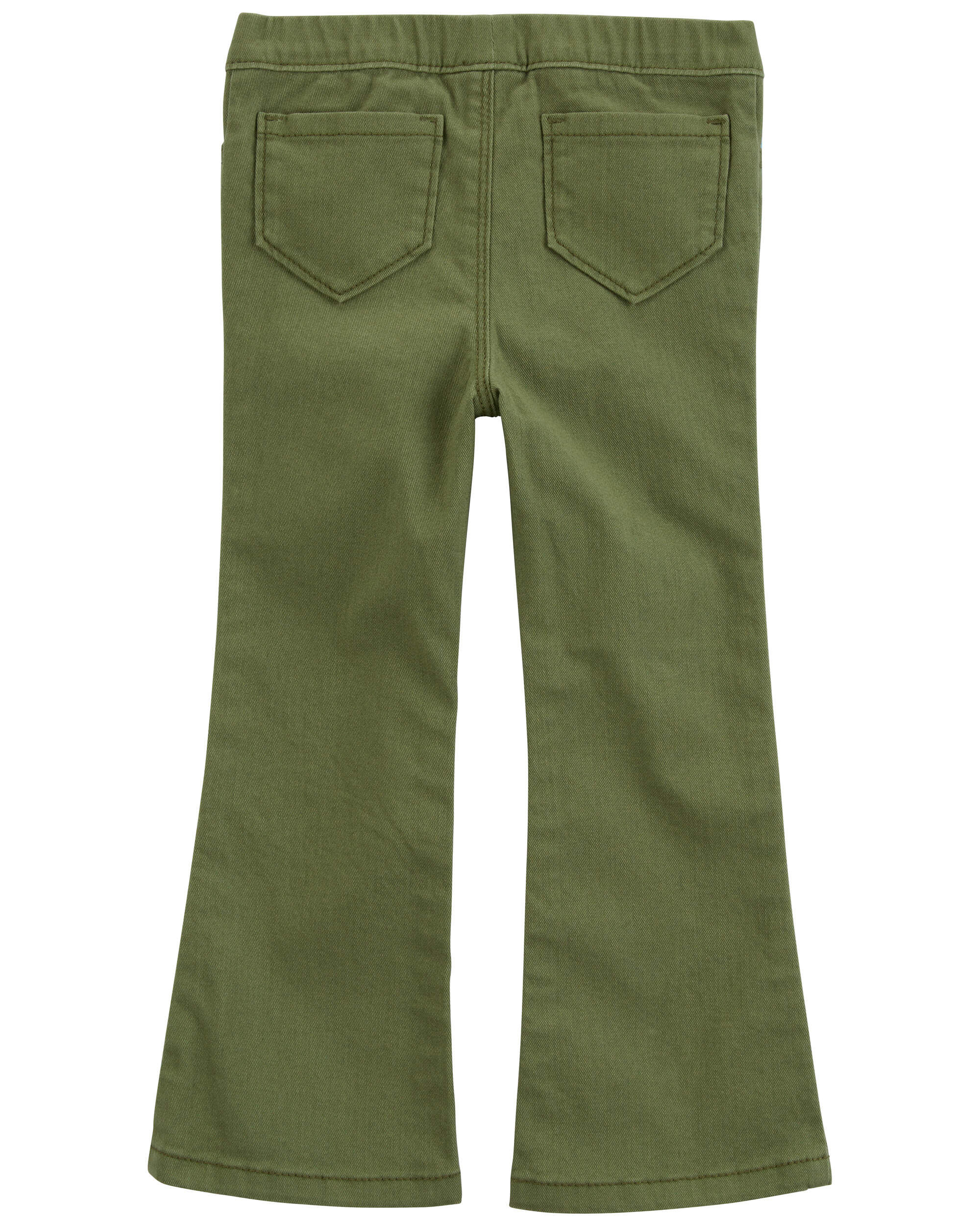 Baby Flare Pull-On Twill Pants