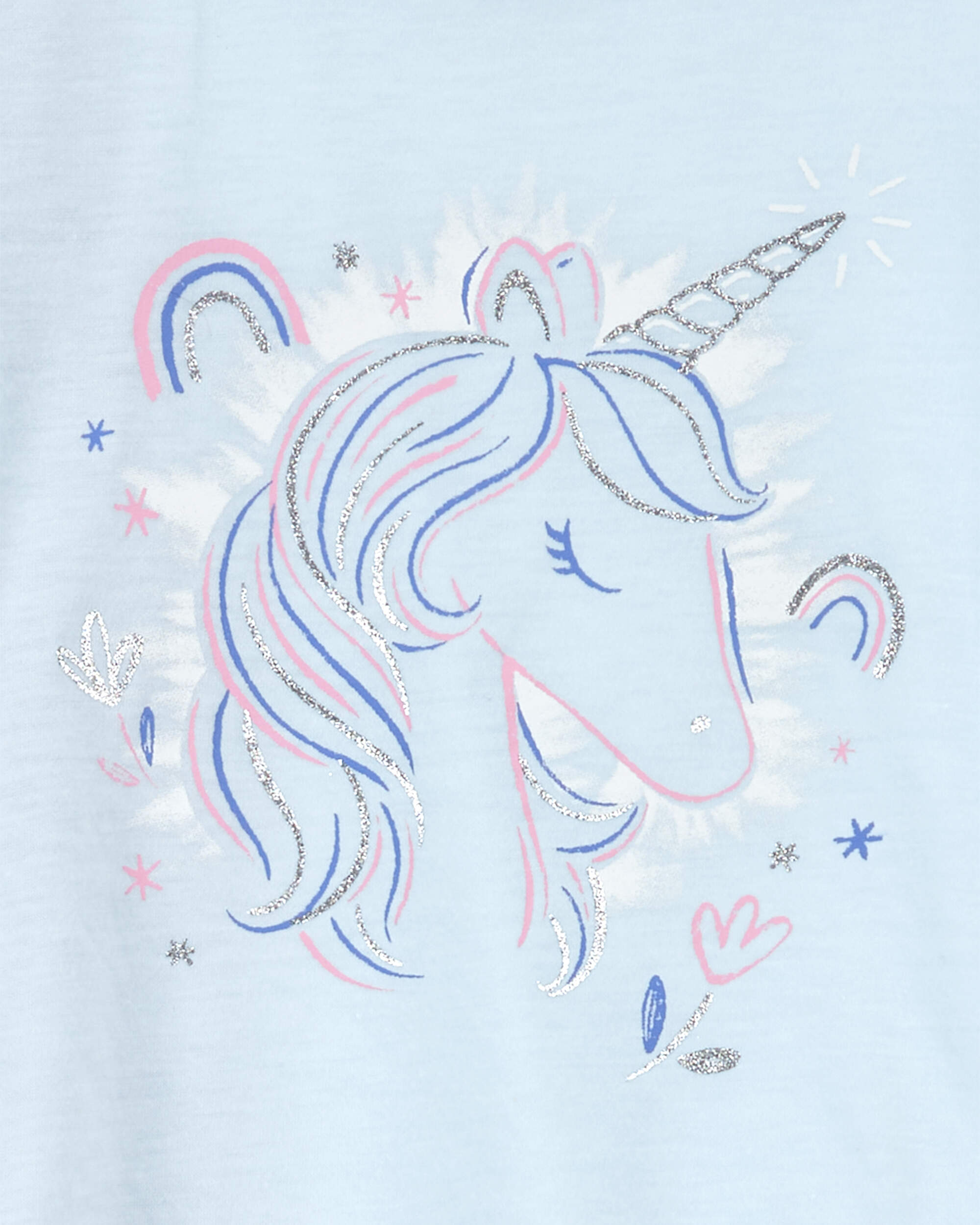 Kid 2-Piece Unicorn Loose Fit Pyjamas