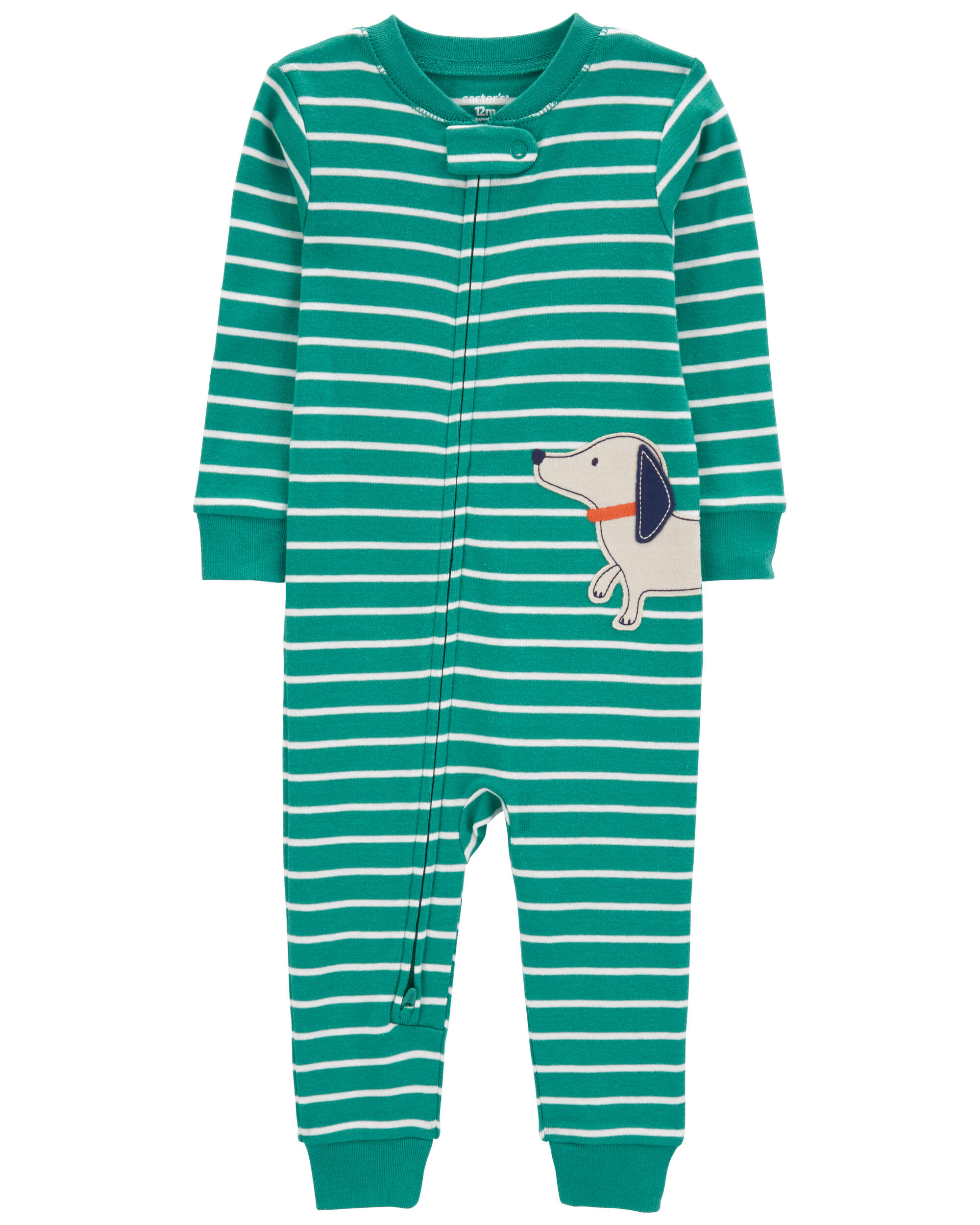 Toddler 1-Piece Dog 100% Snug Fit Cotton Footless Pyjamas