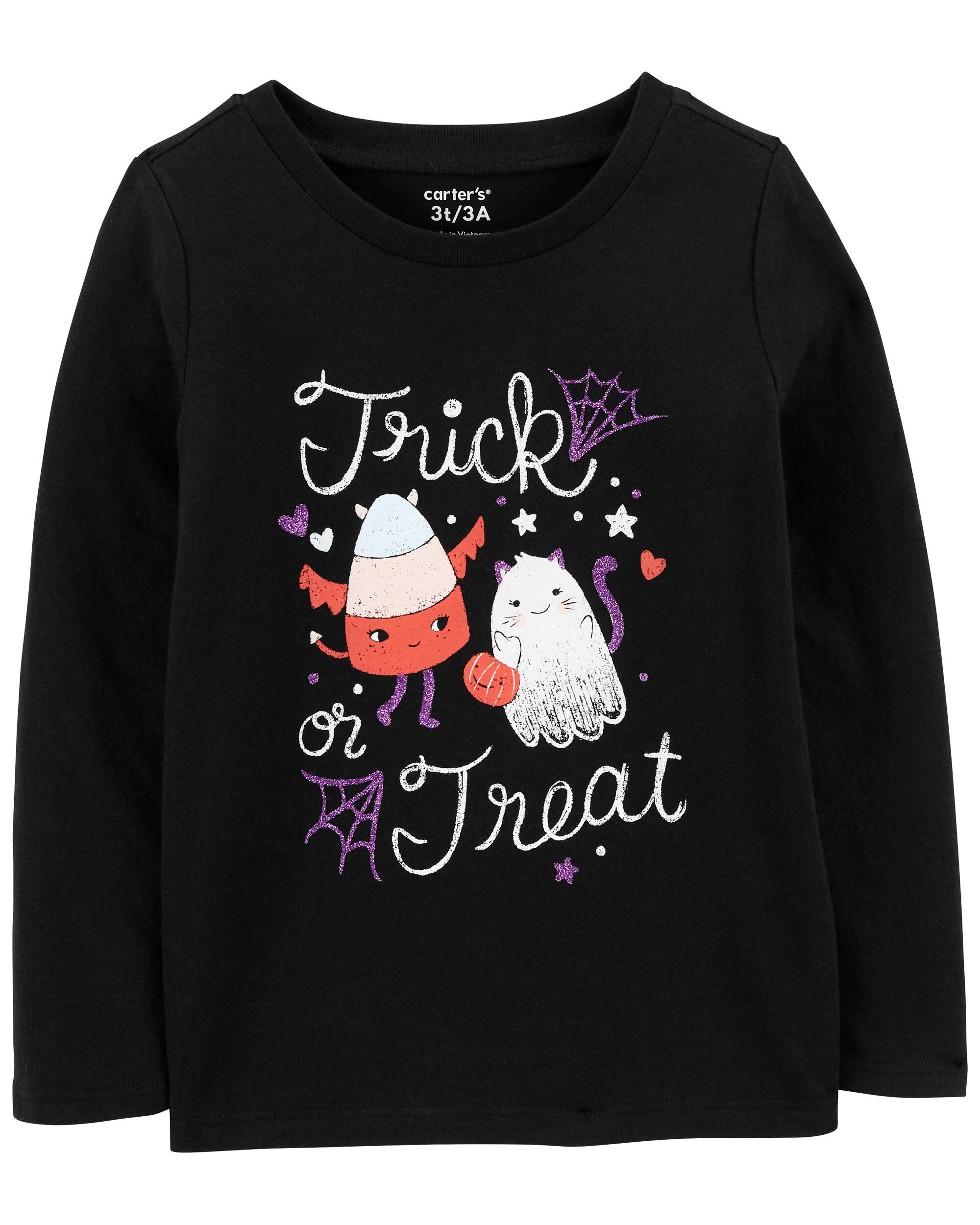 Toddler Trick Or Treat Halloween Graphic Tee