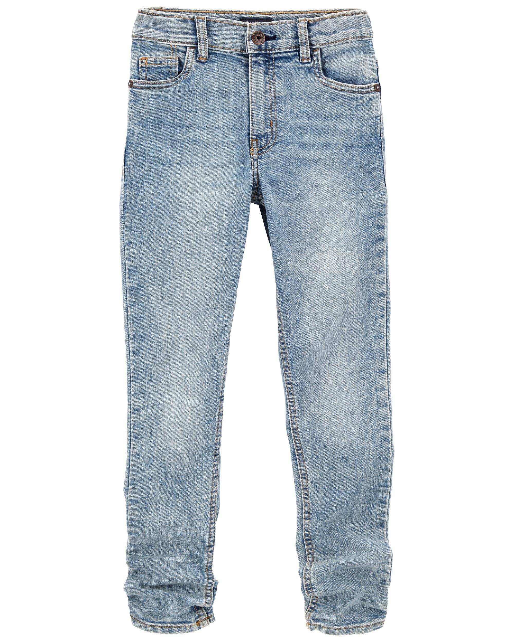 Classic Jeans In Rail Tie True Blue Wash