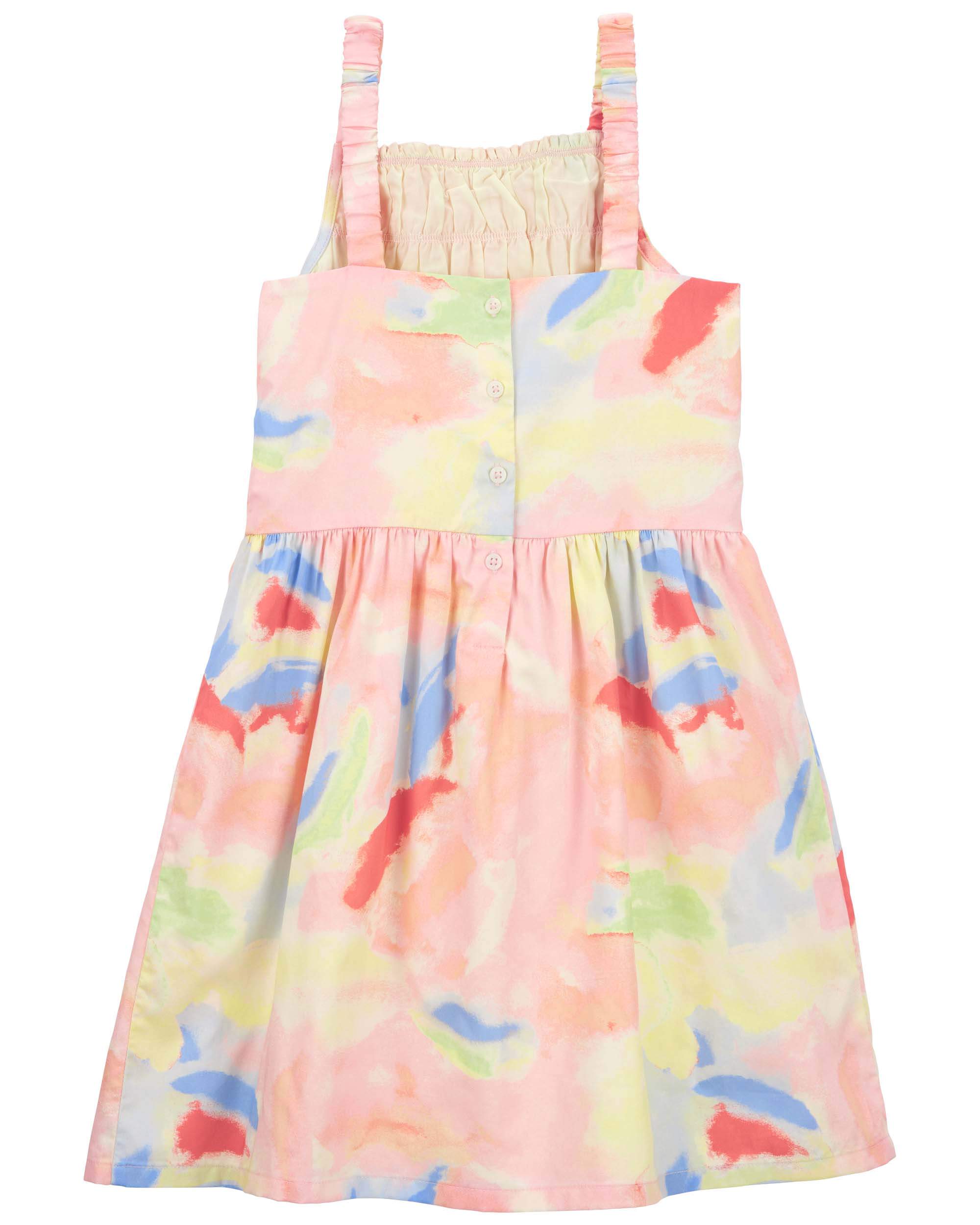 Watercolor Sleeveless Dress