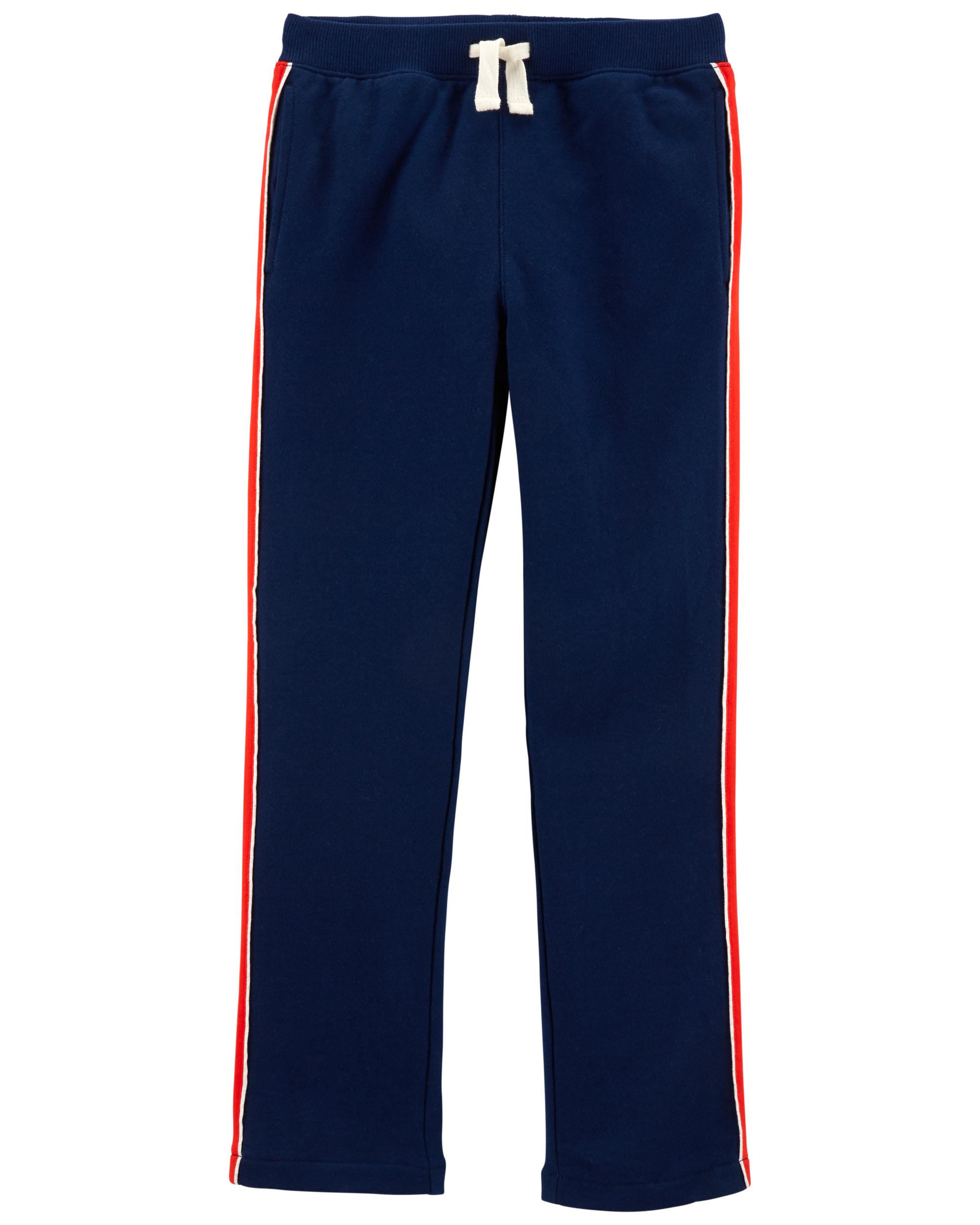 Navy Pull-On French Terry Pants | Carter's Oshkosh Canada