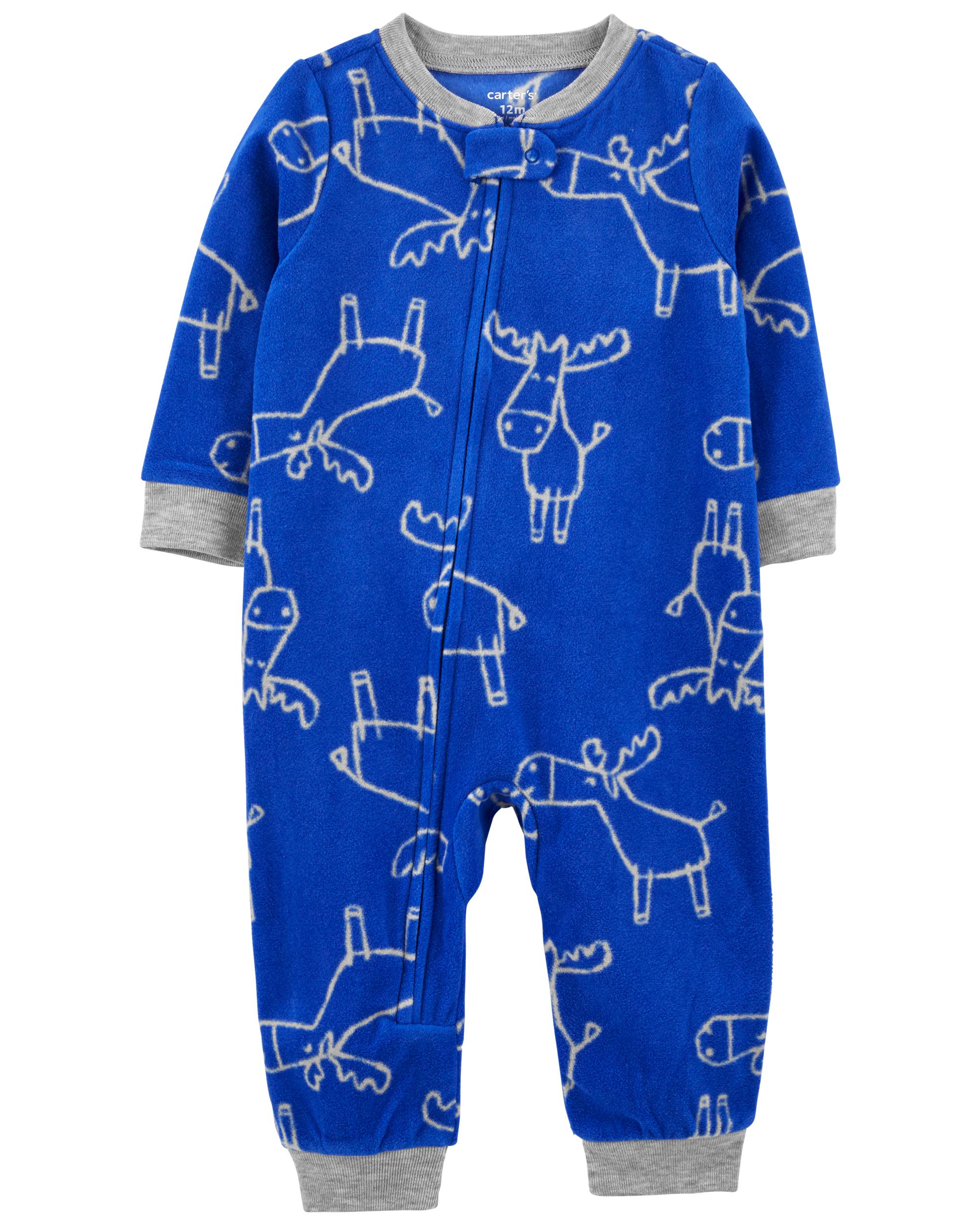 Moose Plaid, Men's Pajama Shorts