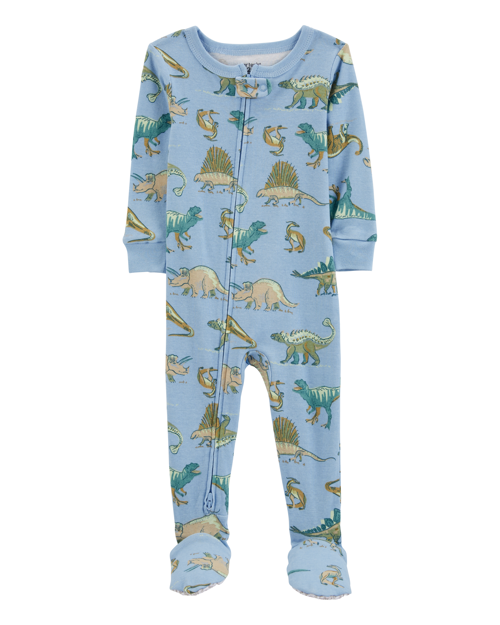 Baby 1-Piece Dinosaur 100% Snug Fit Cotton Footie Pyjamas