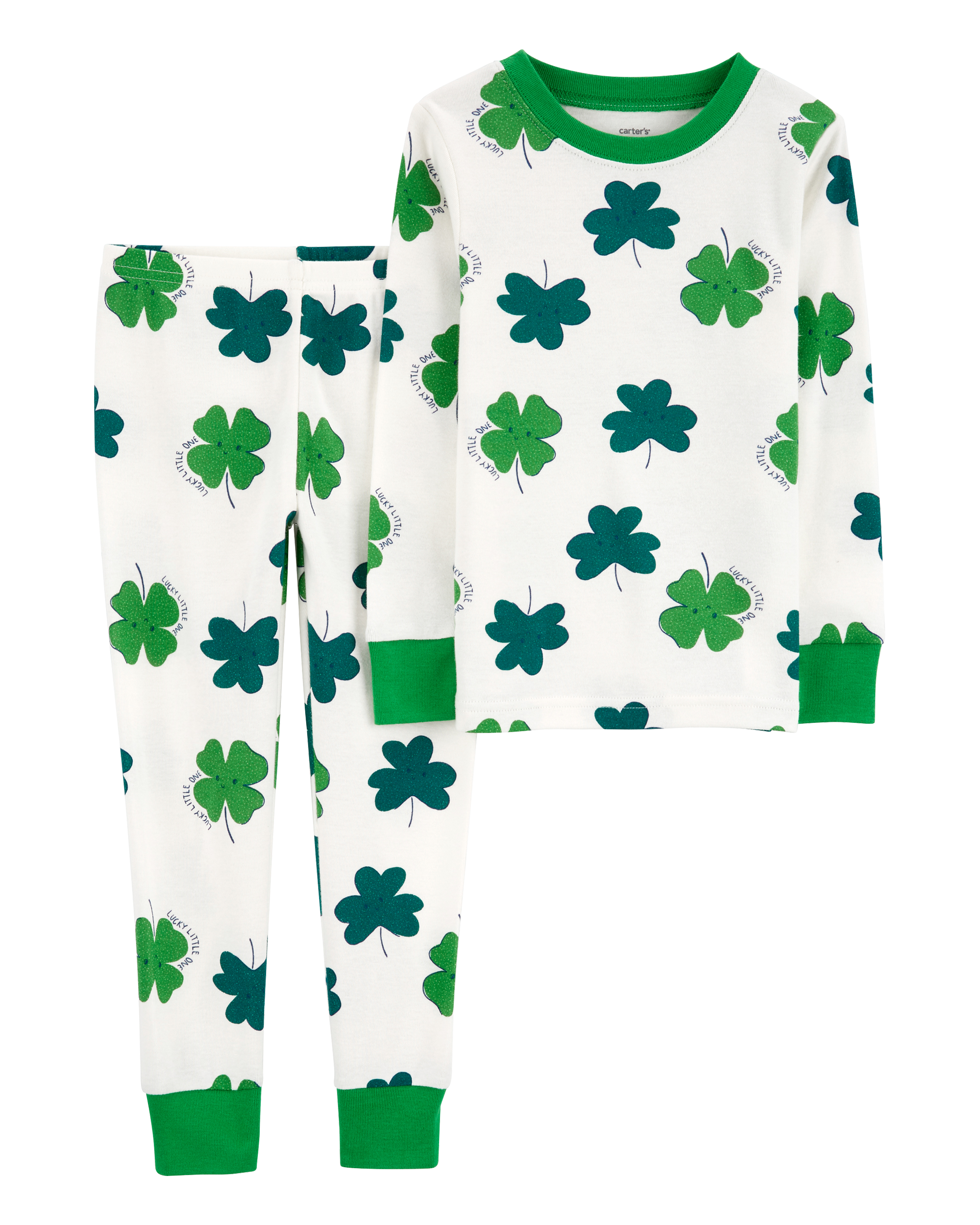 St patrick's day baby pjs sale