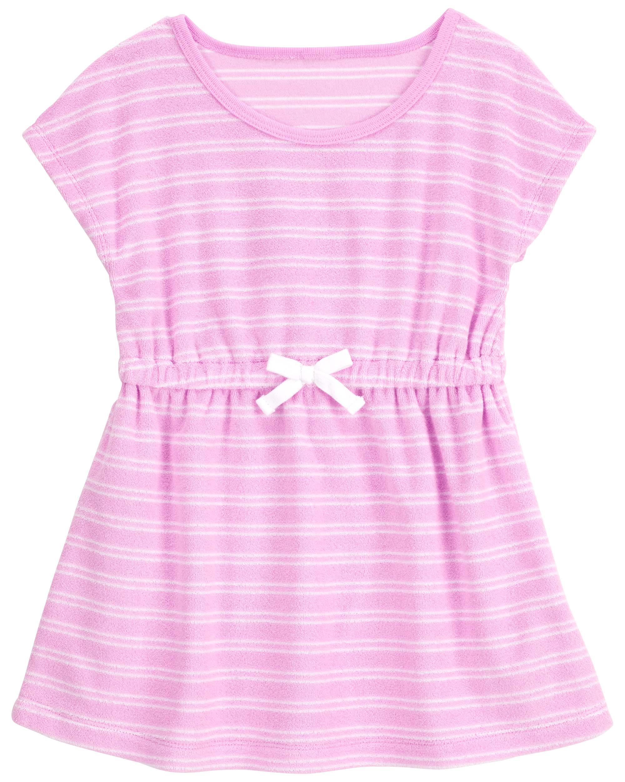 Toddler Striped Terry Swimsuit Cover-Up