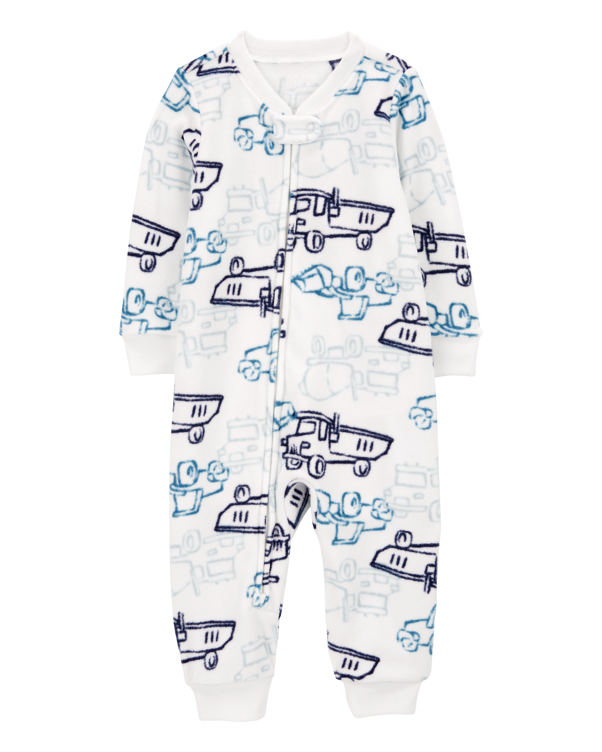 Baby 1-Piece Construction Fleece Footless Pyjamas