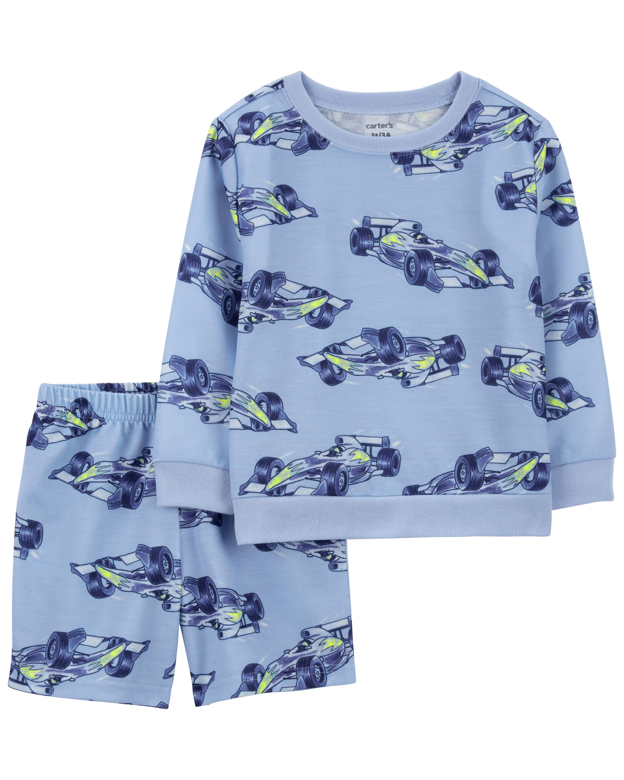 Toddler 2-Piece Racing Fleece Pyjama Set